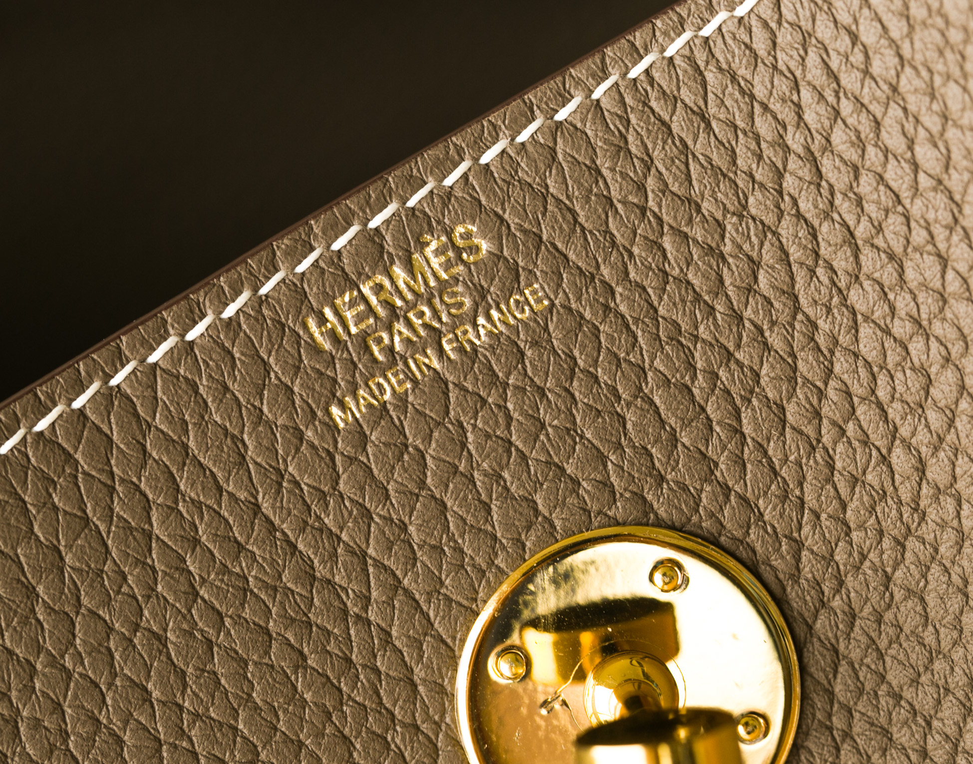 爱马仕琳迪包 Hermes Lindy30cm CK18大象灰进口togo牛皮 金扣