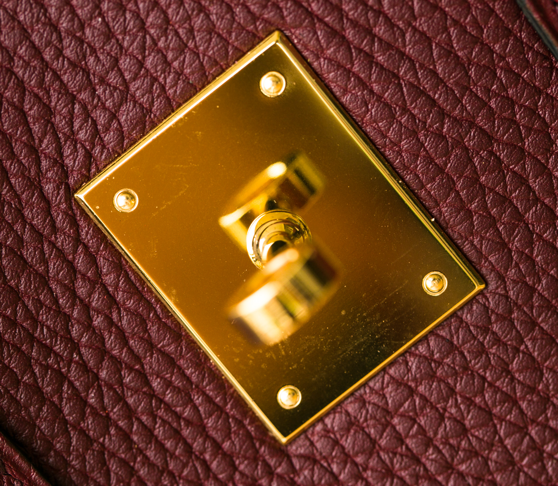 Hermes Birkin30cm 爱马仕CK55爱马仕红 原厂togo牛皮铂金包 金扣