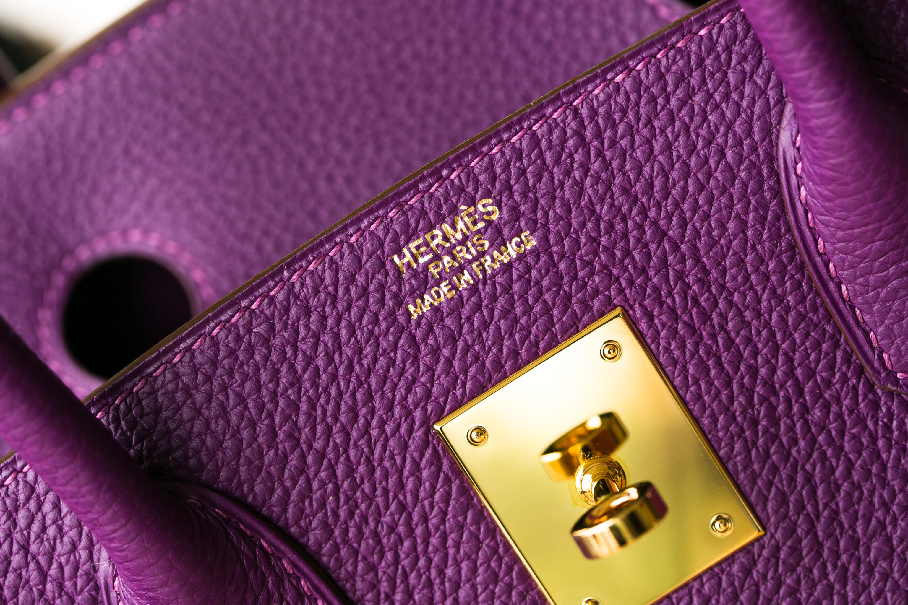 Hermes Birkin 25CM P9海葵紫 Togo皮 金扣银扣现货