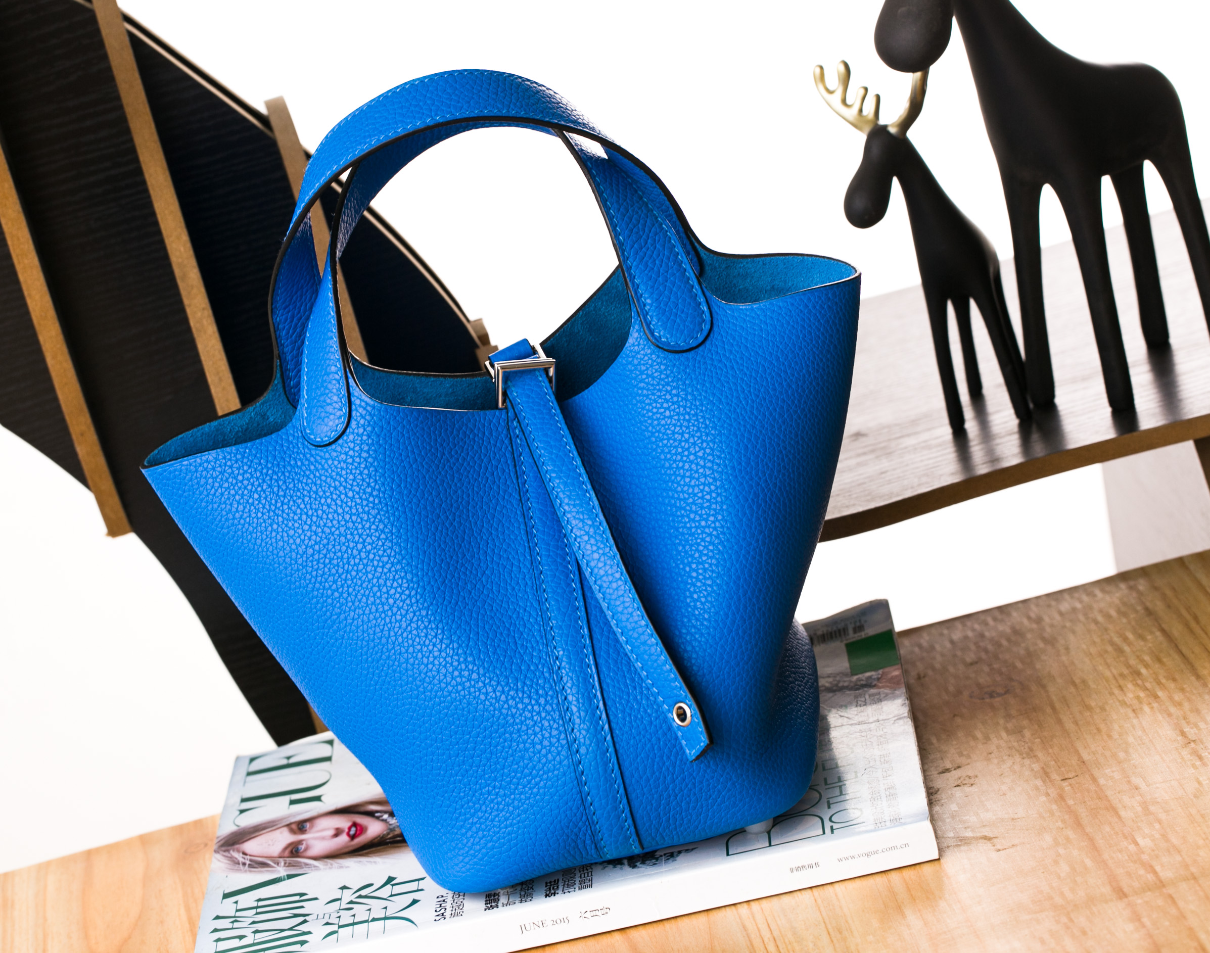 Hermes Picotin 18cm 爱马仕B3坦桑尼亚蓝原厂TC皮菜篮子包