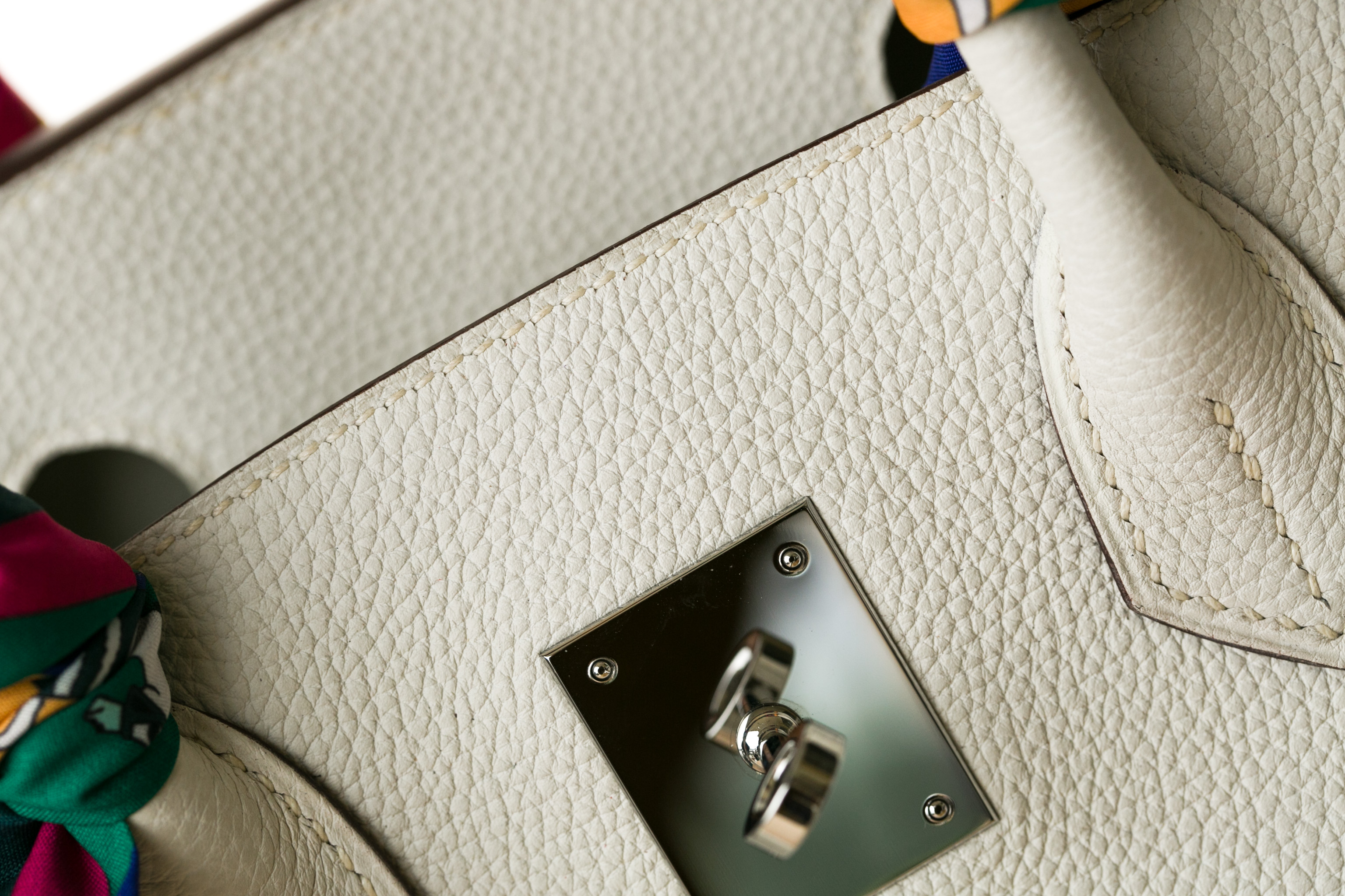 Hermes爱马仕铂金包 1F珍珠灰原厂顶级togo牛皮Birkin30cm
