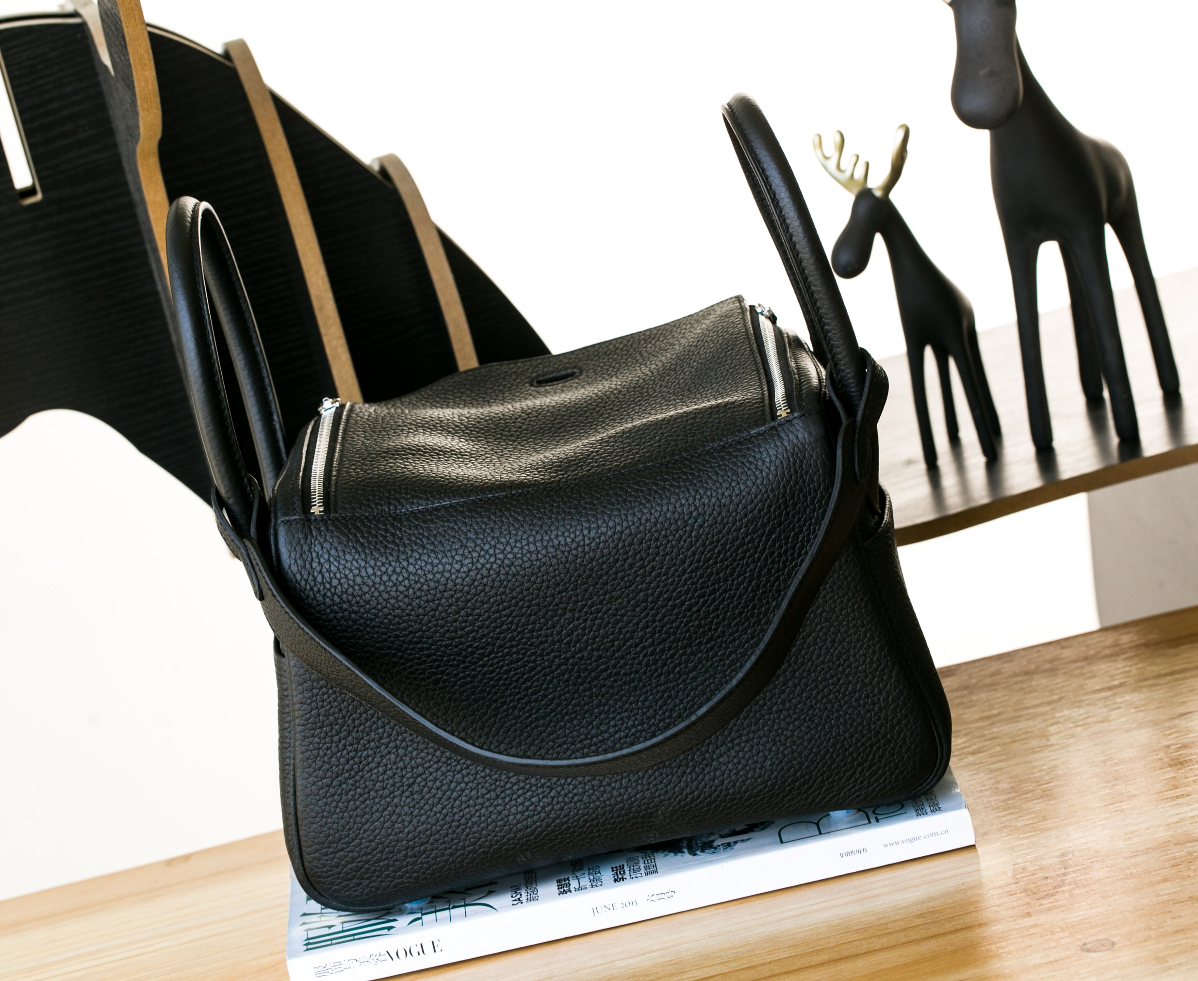 爱马仕琳迪包价格 Hermes CK89黑色原产togo牛皮Lindy包26cm
