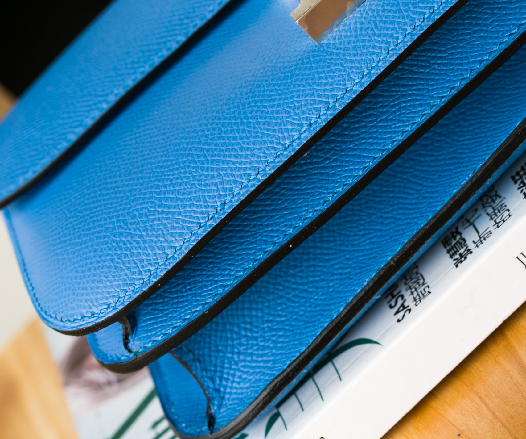爱马仕包包官网 Hermes Constance 26cm 2T天堂蓝epsom皮空姐包