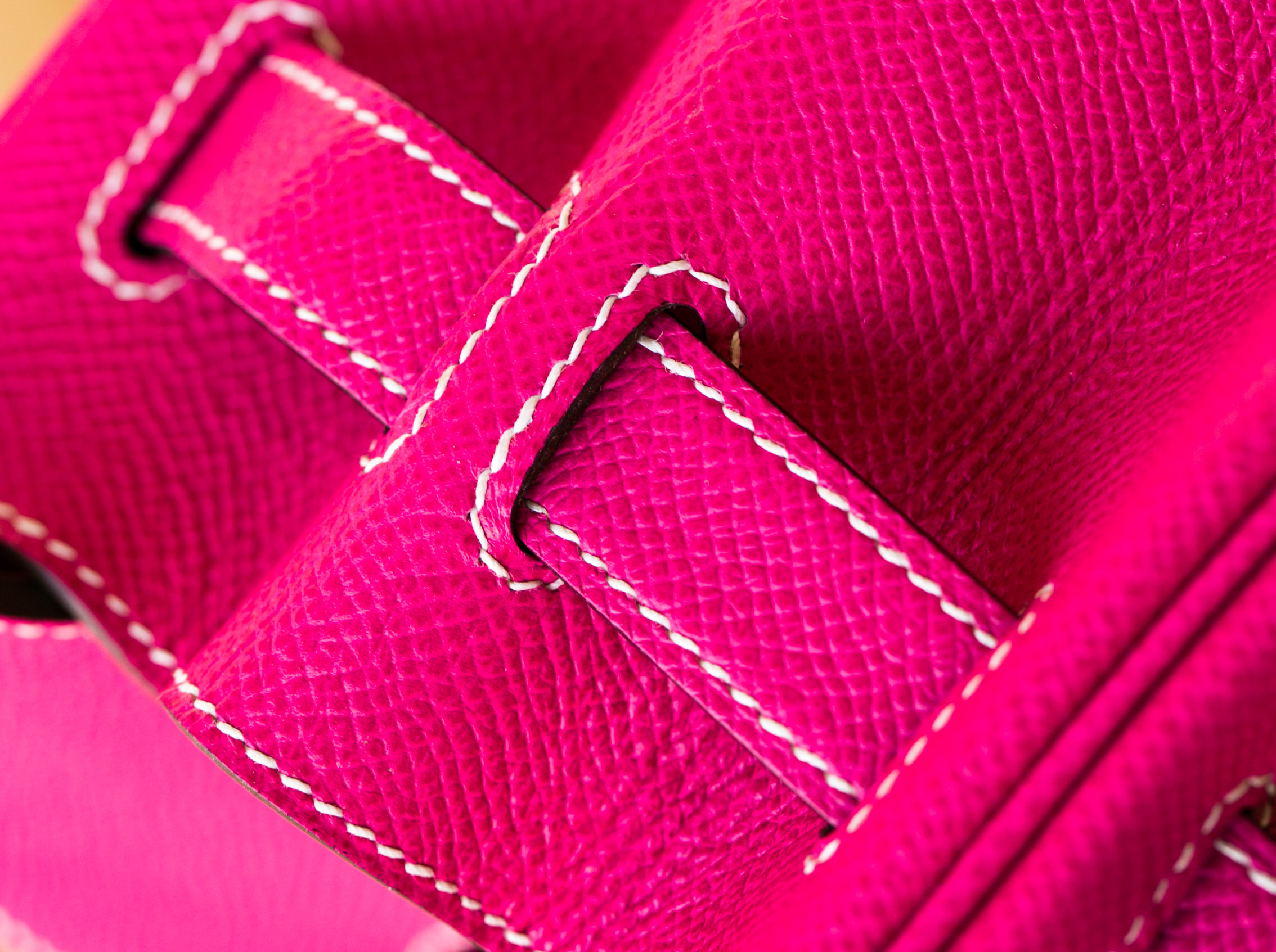 Hermes包包官网 爱马仕梅红原厂顶级epsom牛皮Birkin30铂金包