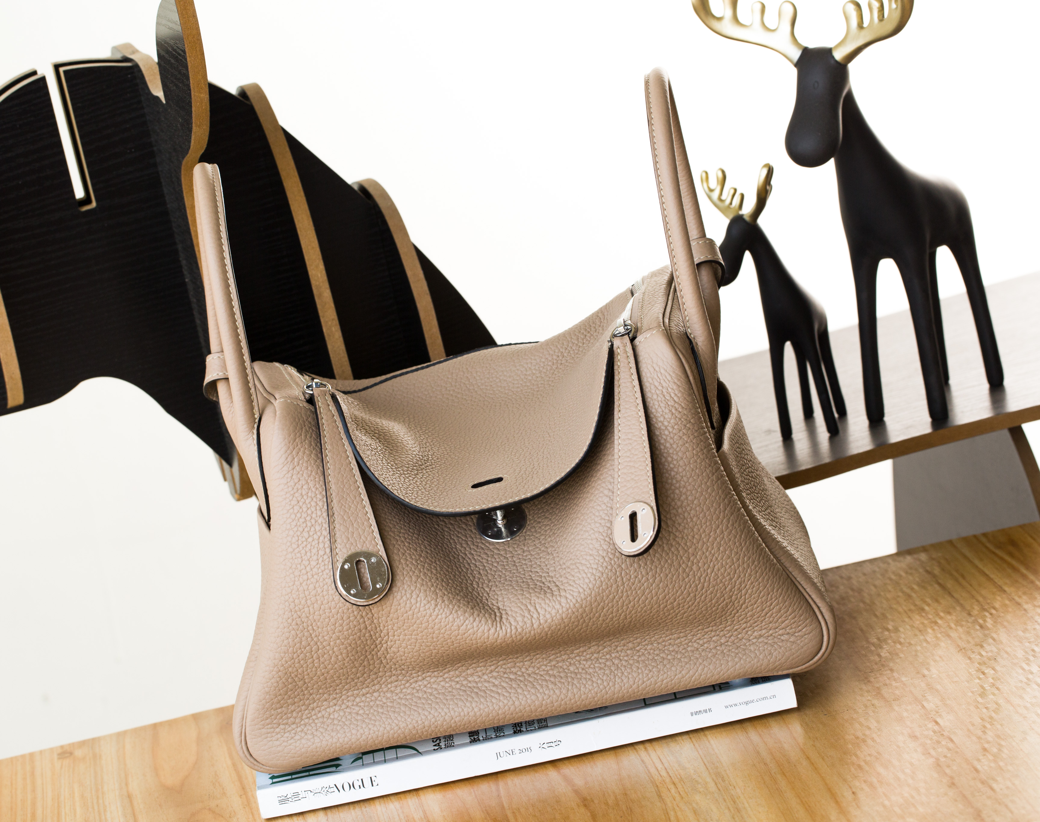 爱马仕Lindy包价格 Hermes CK81斑鸠灰原厂TC牛皮琳迪包30cm