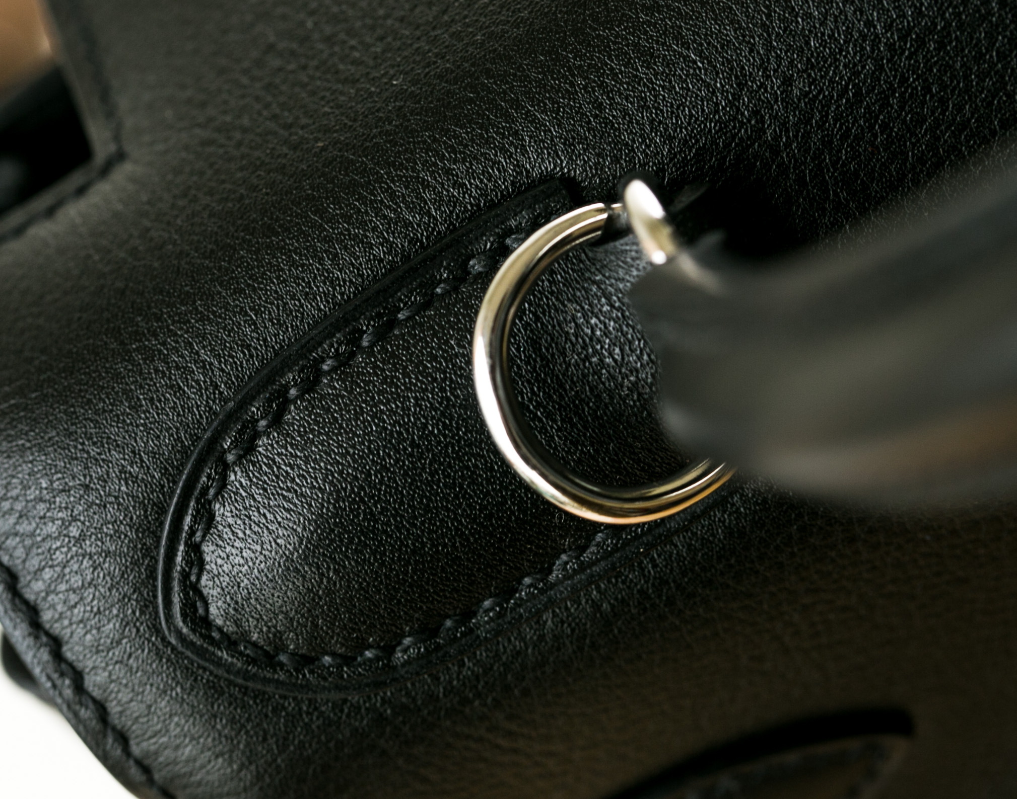 Hermes Kelly 28cm 爱马仕89黑色原厂swift牛皮凯莉包 银扣