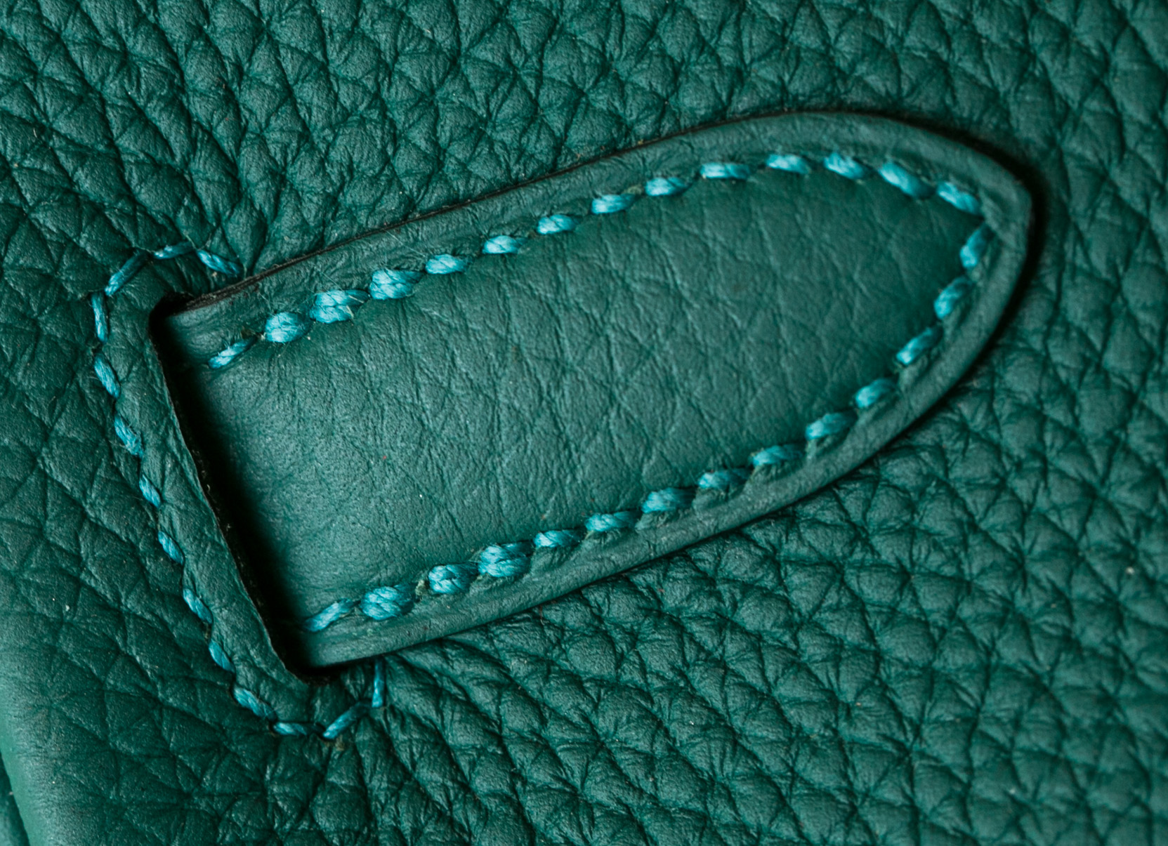 爱马仕女包 Hermes Birkin30cm Z6孔雀绿原厂顶级togo牛皮铂金包