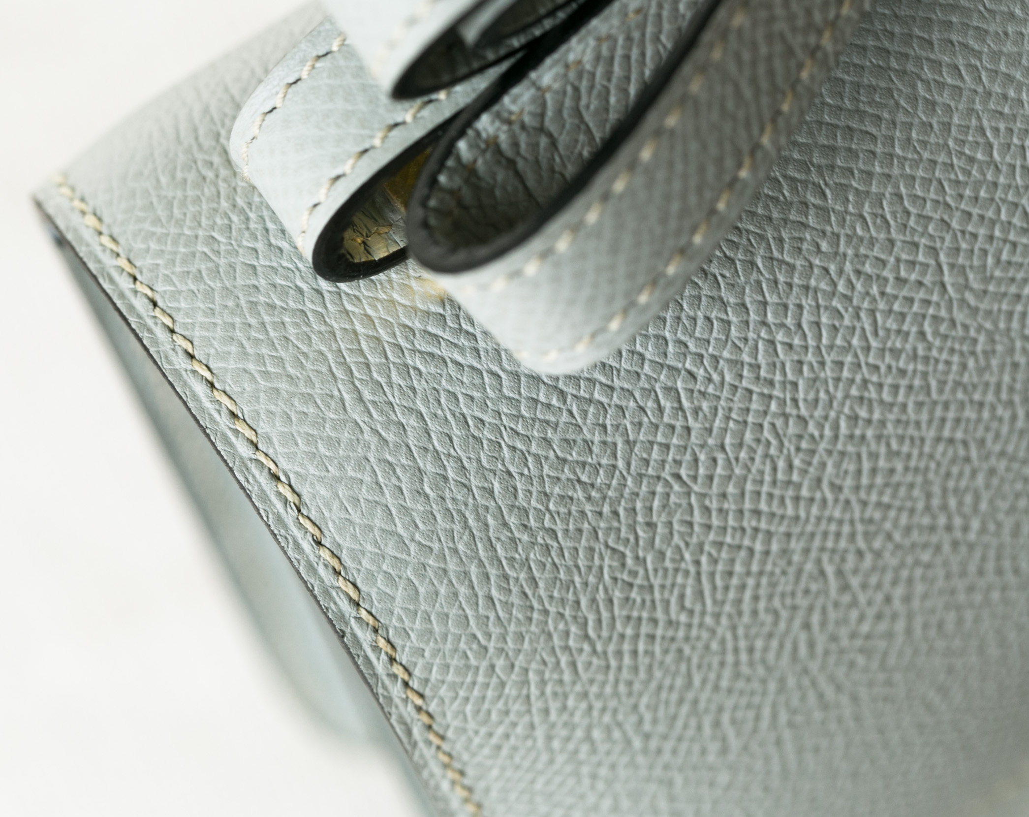 爱马仕康斯坦包 Hermes Constance 24cm J7亚麻蓝原厂epsom牛皮