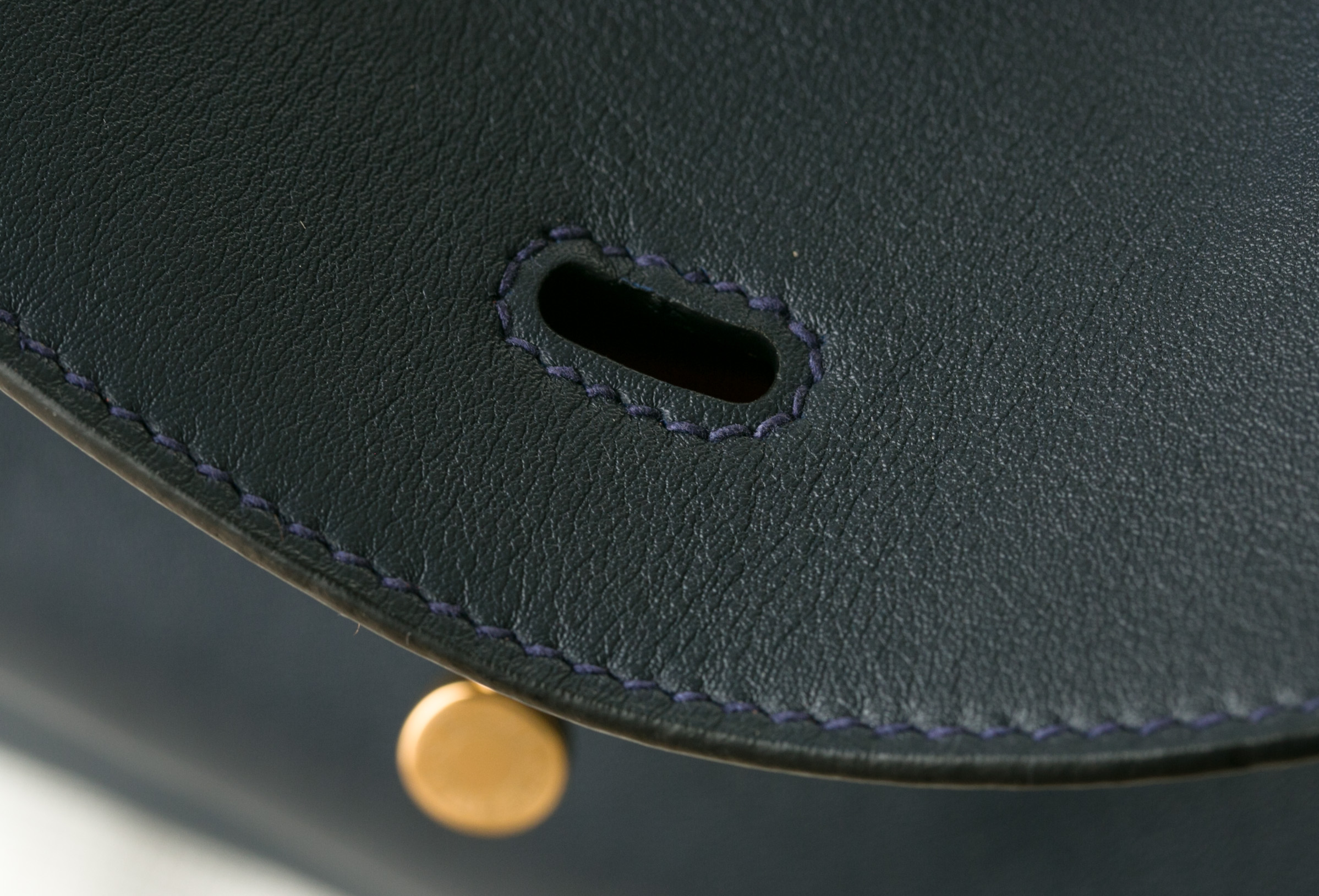 爱马仕琳迪包 Hermes Lindy30cm 午夜蓝拼罂粟橘口Swift牛皮
