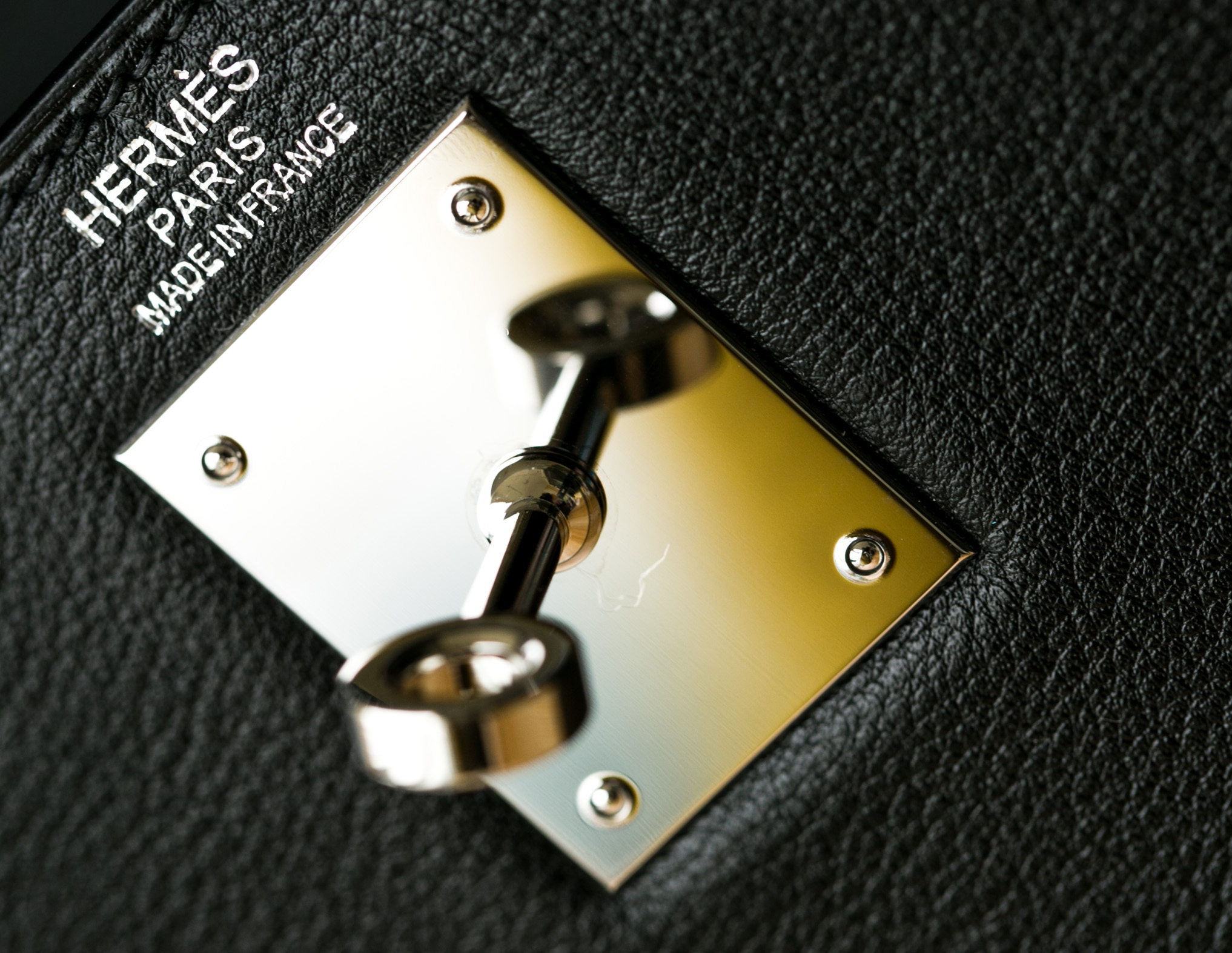 Hermes Kelly 28cm 爱马仕89黑色原厂swift牛皮凯莉包 银扣