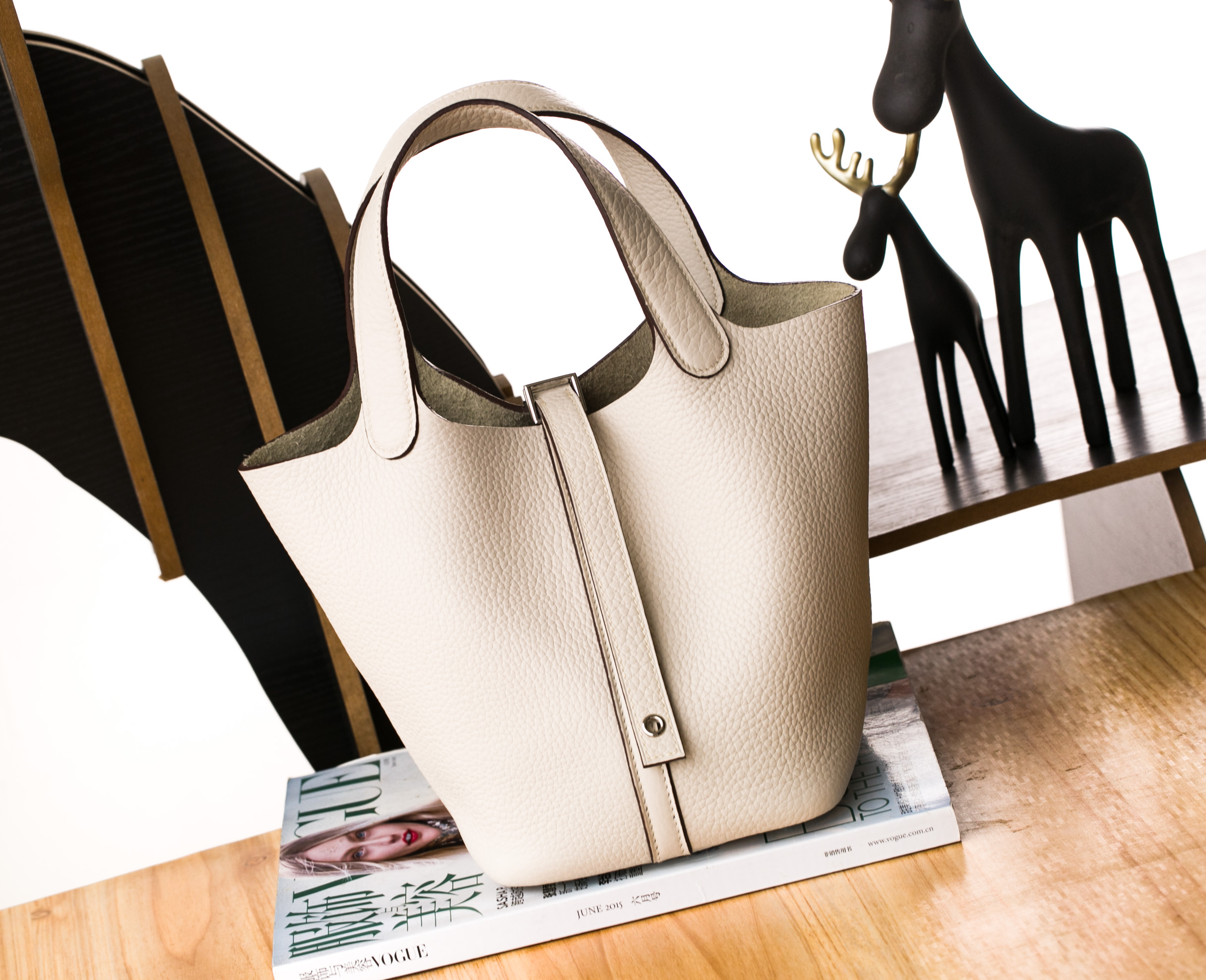 爱马仕女包 Hermes Picotin 18cm 3C羊毛白原厂顶级TC牛皮水桶包