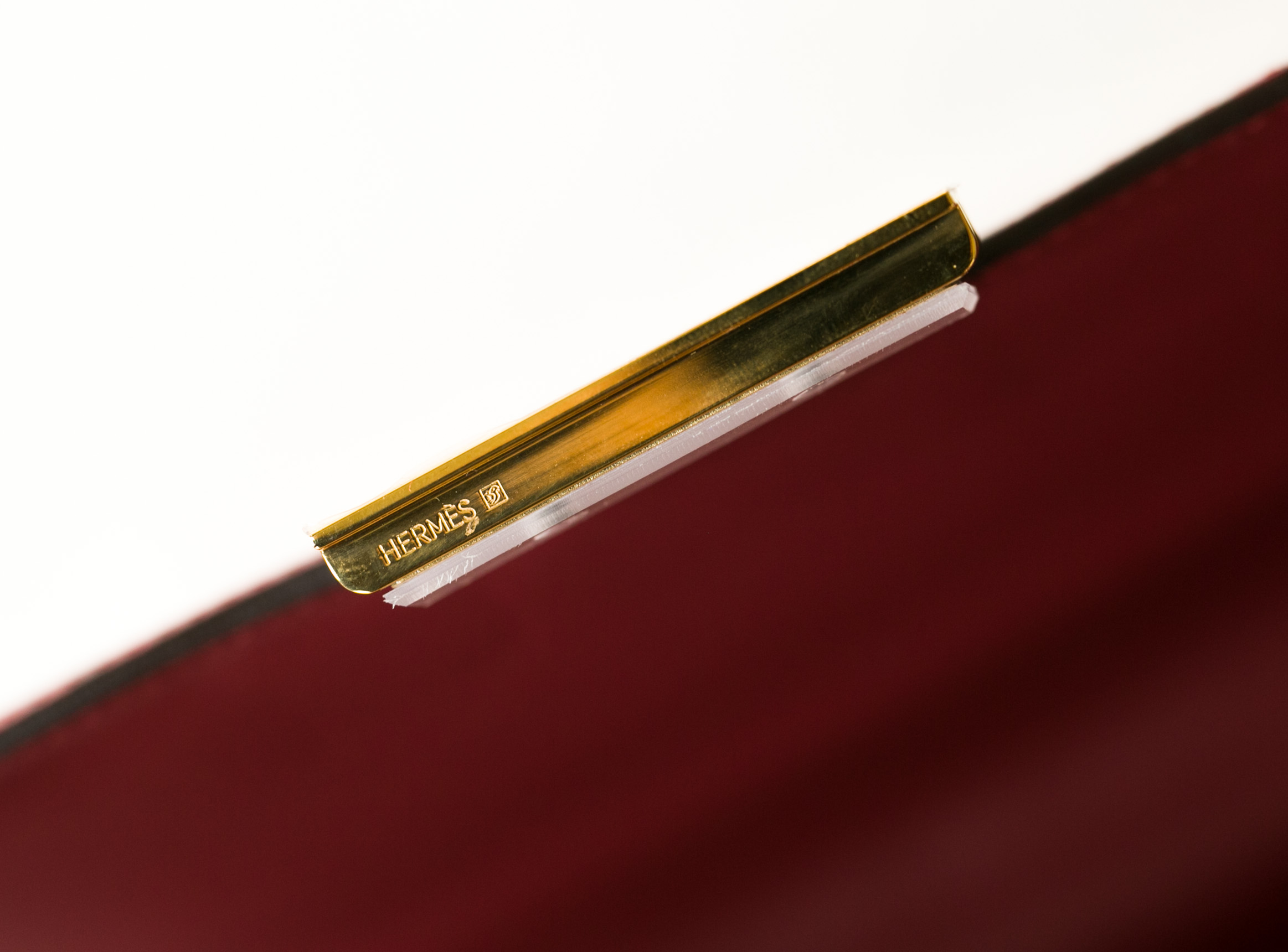 爱马仕空姐包 Hermes Constance 24cm B5宝石红进口顶级box牛皮 金扣
