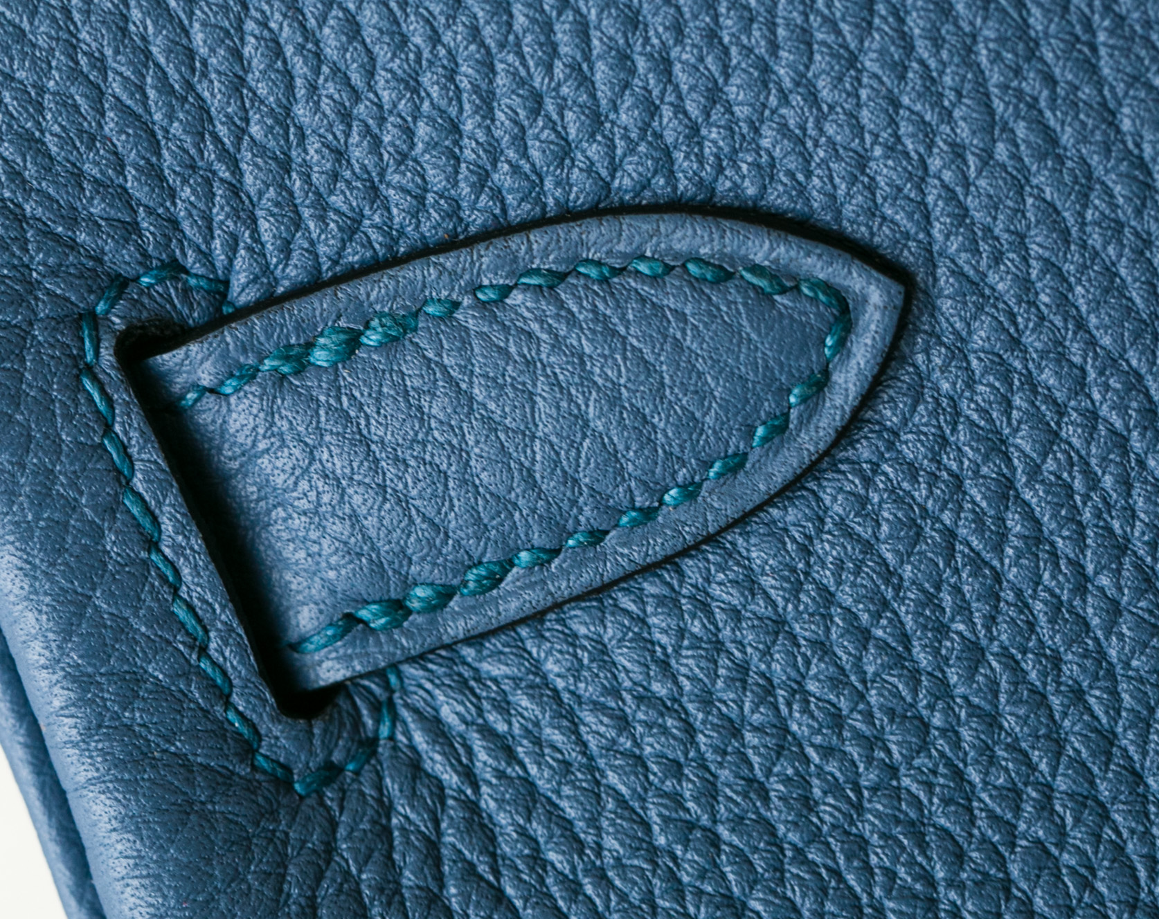 爱马仕Kelly包价格 Hermes 2R玛瑙蓝原厂togo牛皮凯莉包28cm 银扣