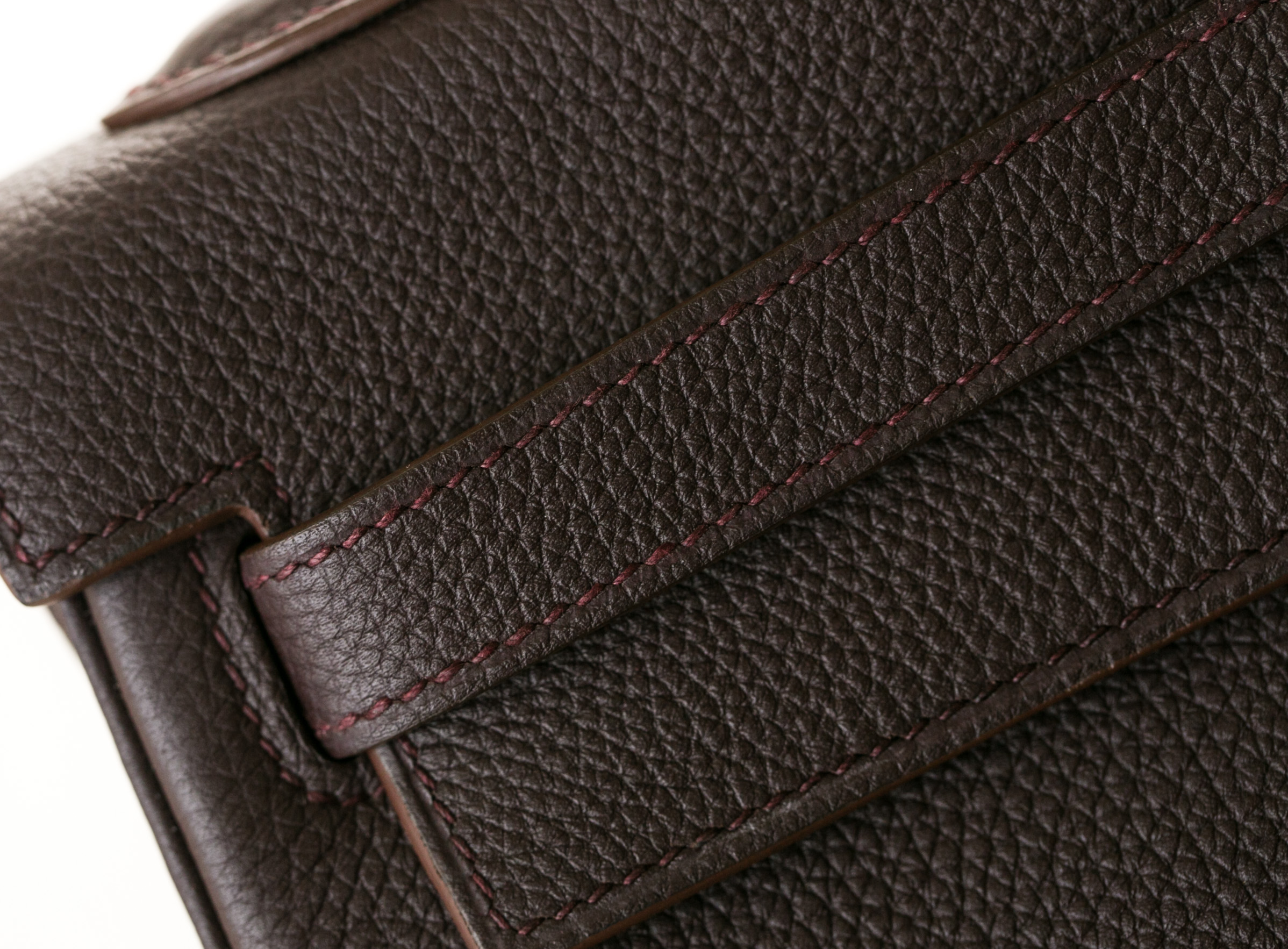 爱马仕凯莉包 Hermes Kelly32cm 4H深咖啡色进口togo牛皮