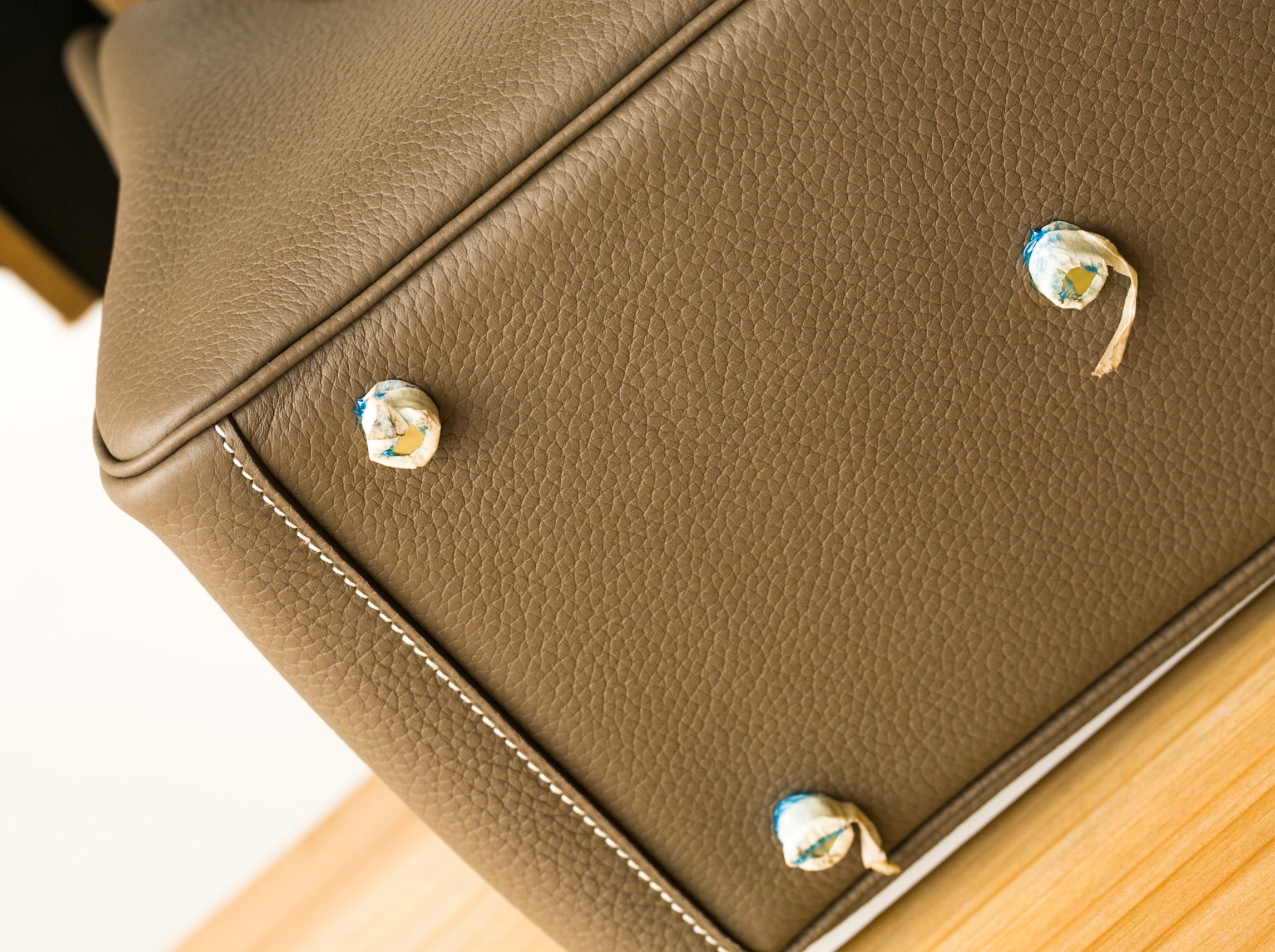 爱马仕琳迪包 Hermes Lindy30cm CK18大象灰进口togo牛皮 金扣