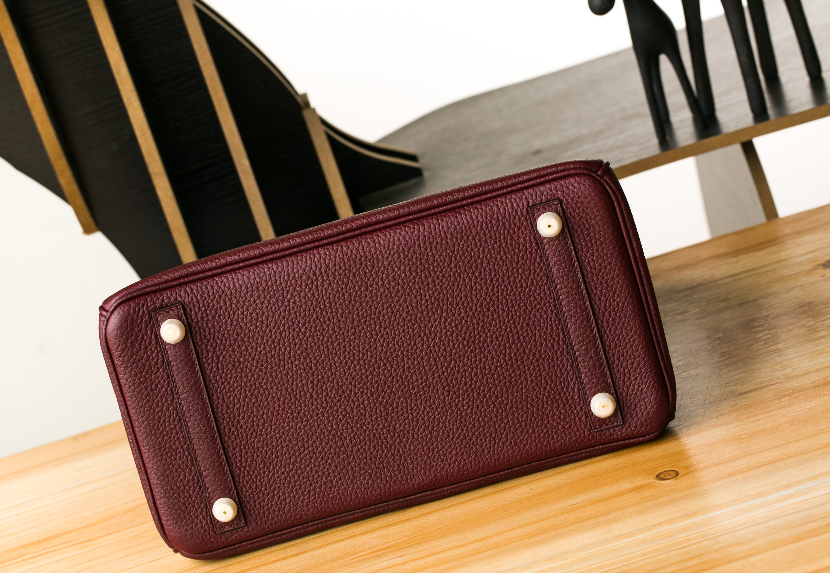 Hermes Birkin30cm 爱马仕CK55爱马仕红 原厂togo牛皮铂金包 金扣
