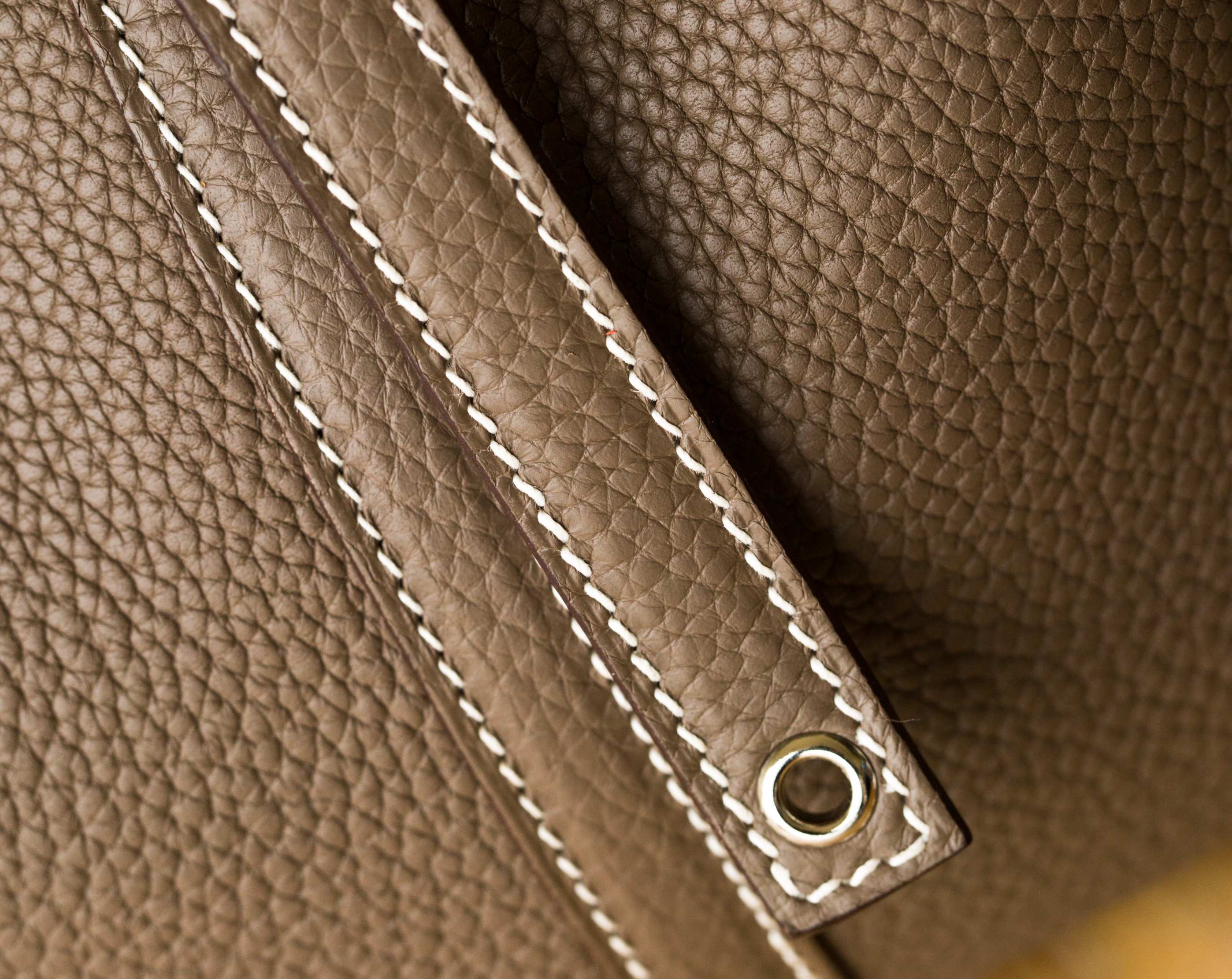 爱马仕包包官网 Hermes Picotin 22cm 大象灰原厂tc牛皮水桶包