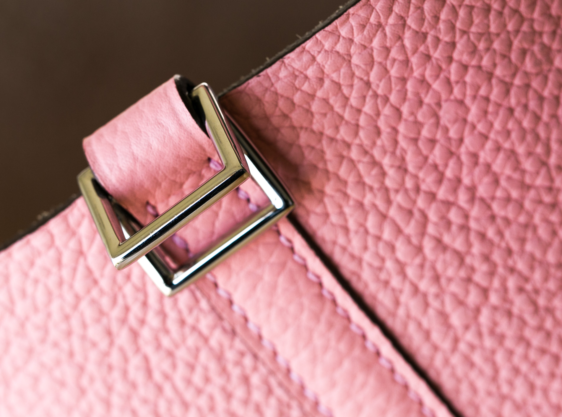 爱马仕包包官网 Hermes Picotin 22cm 1Q奶昔粉原厂TC皮菜篮包