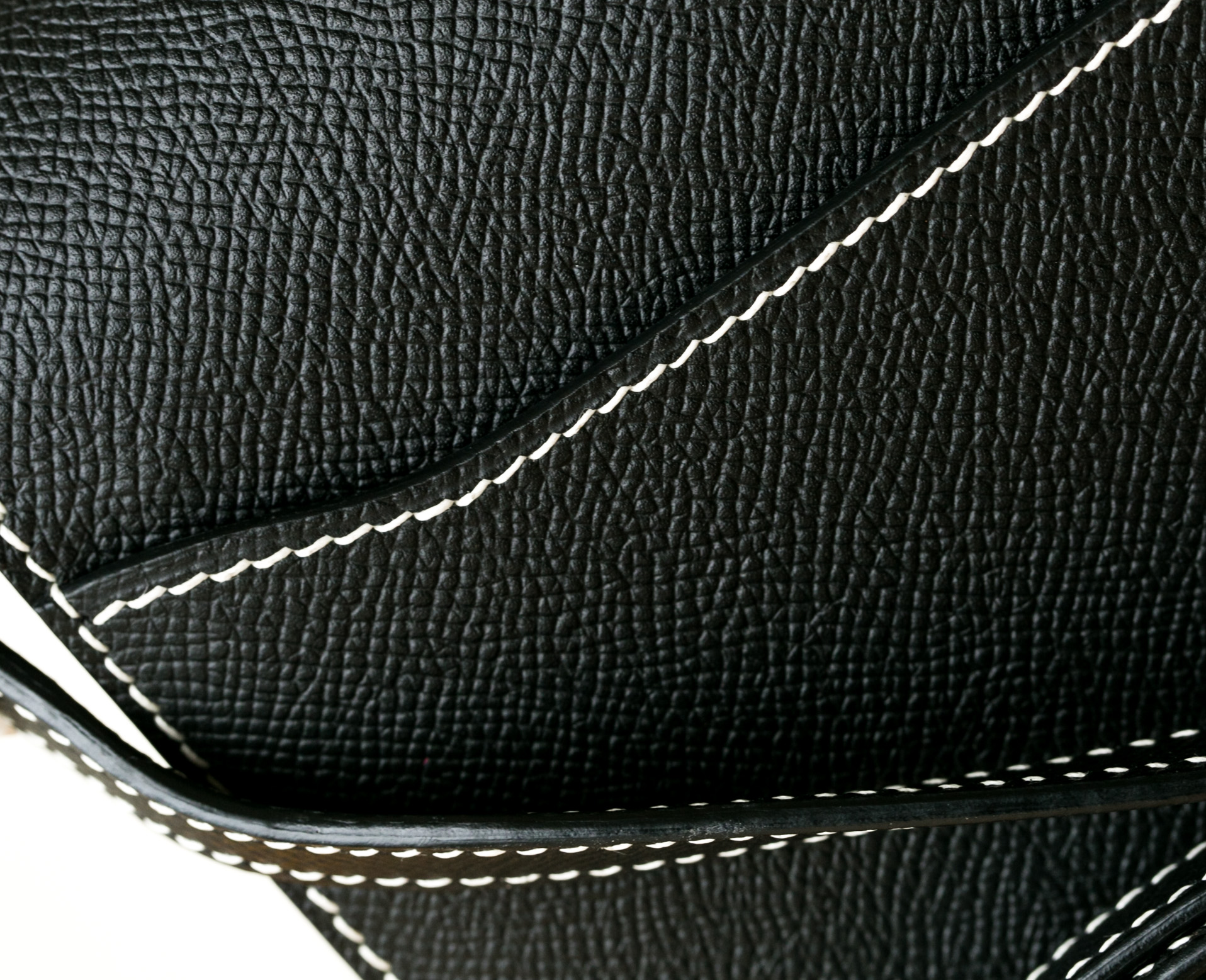 爱马仕新款女包 Hermes Roulis 23cm 黑色原厂epsom牛皮 银扣