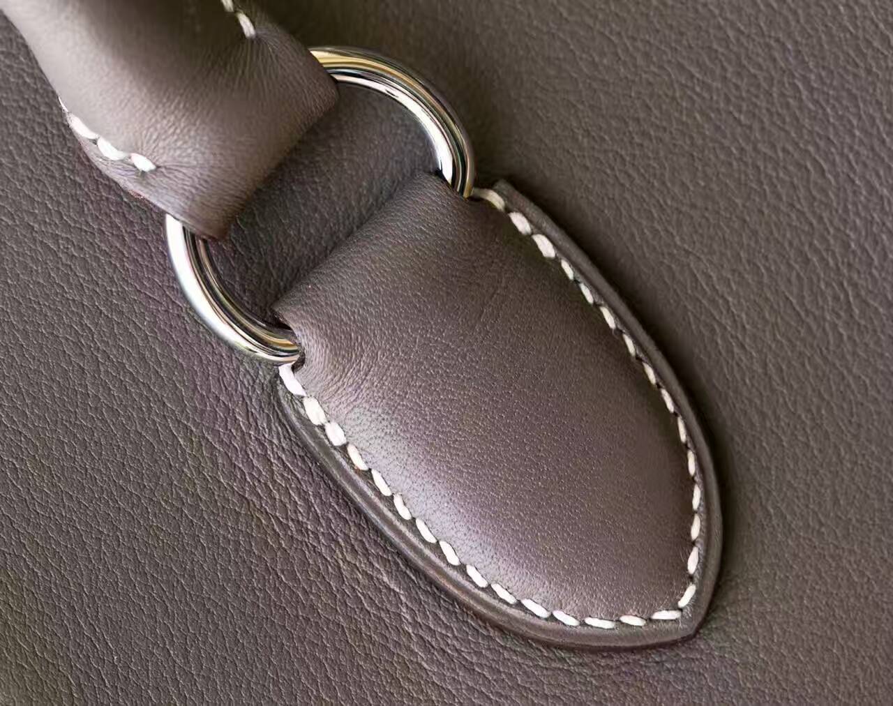 爱马仕女包价格 Hermes Toolbox 26cm CK18大象灰原厂swift牛皮