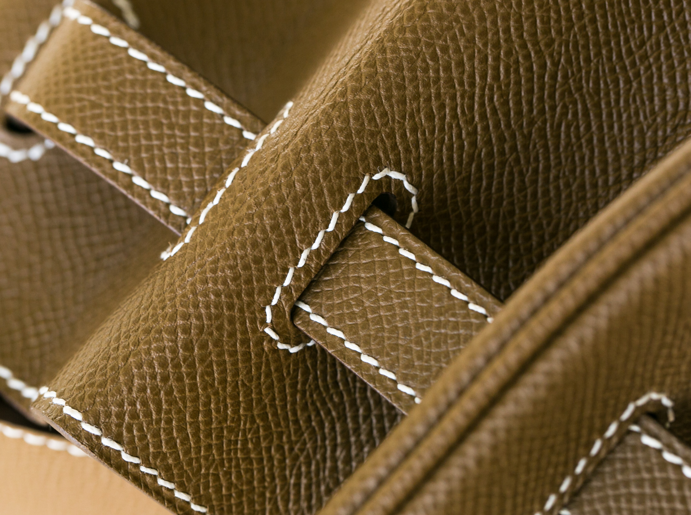 爱马仕铂金包新款 Hermes干邑棕原厂epsom牛皮Birkin35cm 金扣