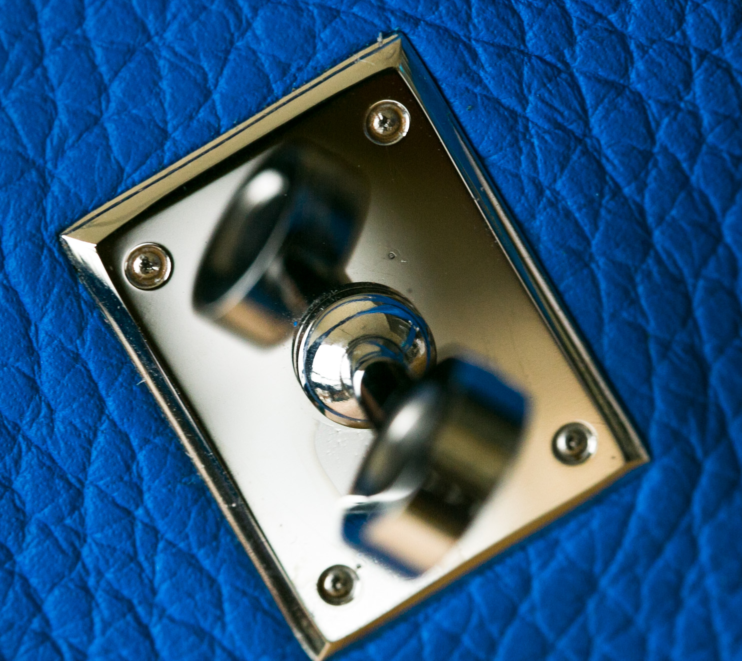 爱马仕Birkin包包 Hermes T7水妖蓝原厂TC牛皮铂金包25cm