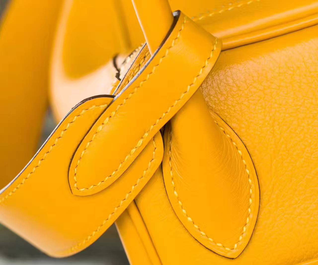 Hermes Lindy 30cm 爱马仕琳迪包 9V太阳黄原厂swift牛皮 金扣