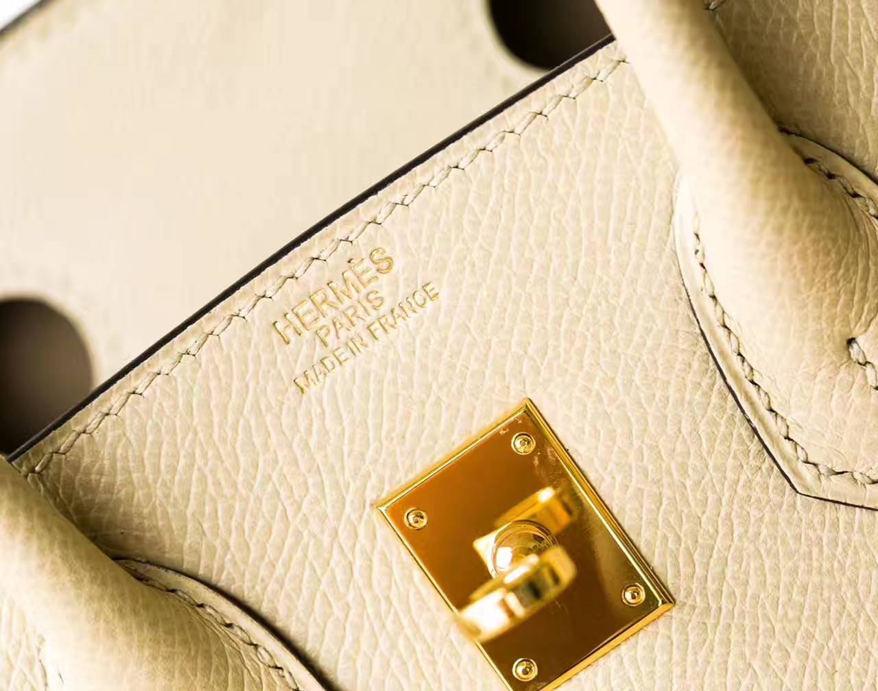 爱马仕Birkin女包 Hermes CK81斑鸠灰原厂epsom牛皮铂金包25cm