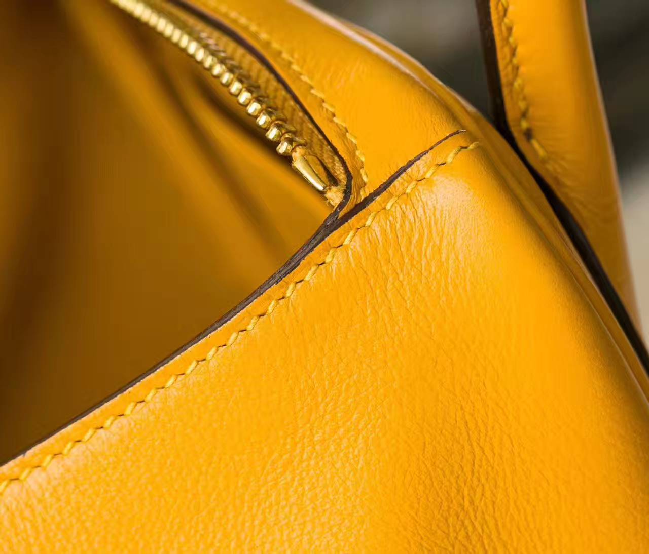 Hermes Lindy 30cm 爱马仕琳迪包 9V太阳黄原厂swift牛皮 金扣