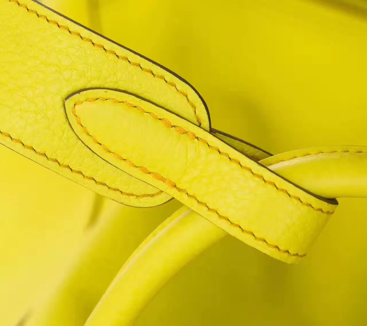 Hermes Lindy 30cm 爱马仕9H柠檬黄原厂TC牛皮琳迪包 金扣