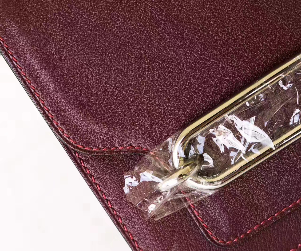 爱马仕女包价格 Hermes Roulis 19cm K1石榴红原厂Swift牛皮 银扣