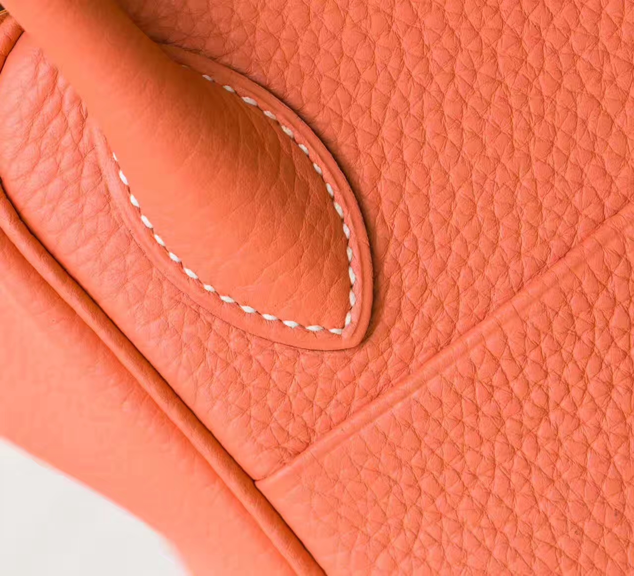 Hermes Lindy 30cm 爱马仕L5龙虾粉原厂TC牛皮琳迪包 金银扣