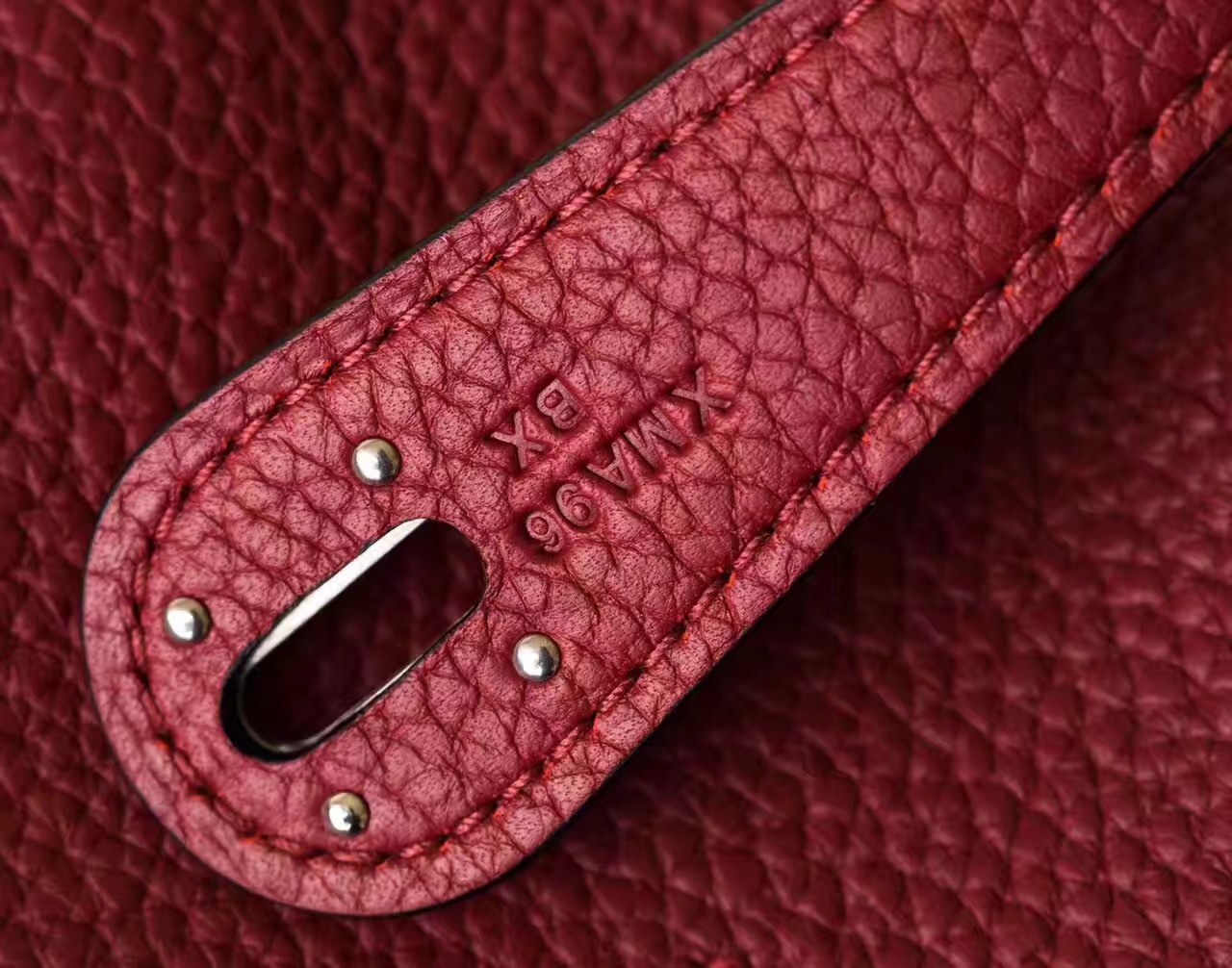 爱马仕Lindy包包 Hermes 55爱马仕红原厂TC牛皮琳迪包30cm