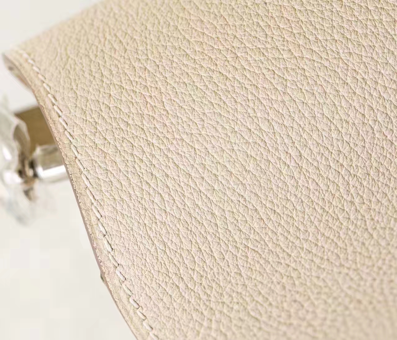 爱马仕包包批发 Hermes CK80珍珠灰原厂TC牛皮Roulis猪鼻子包23cm