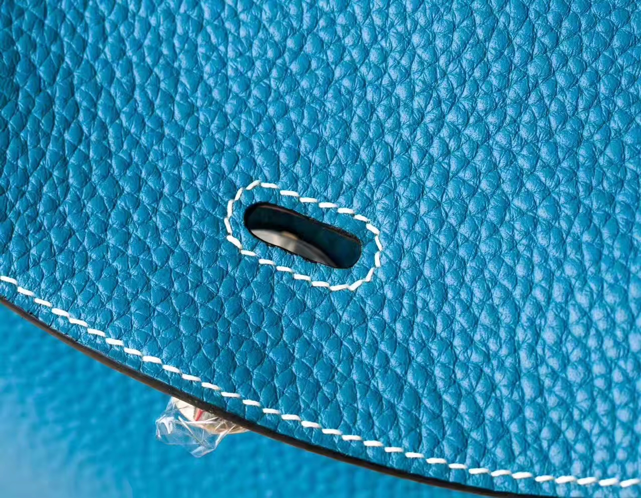 爱马仕Lindy包价格 Hermes 75牛仔蓝原厂TC牛皮琳迪包26cm 银扣