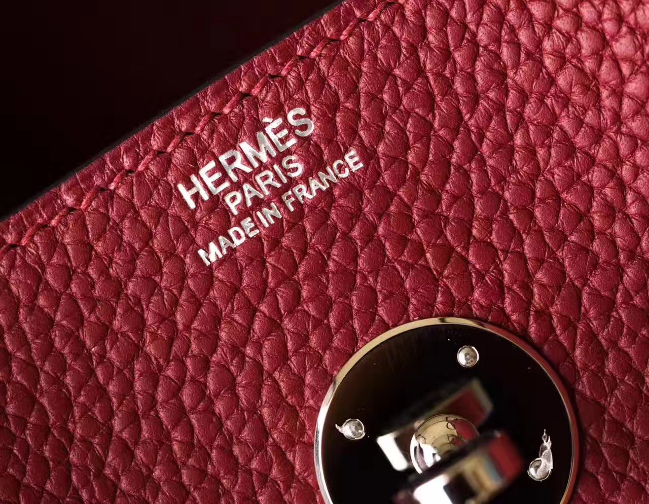 爱马仕Lindy包包 Hermes 55爱马仕红原厂TC牛皮琳迪包30cm