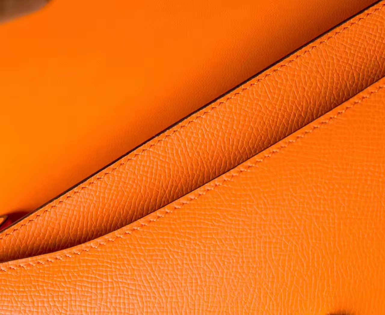 Hermes Constance 26cm 爱马仕橙色原厂Epsom牛皮康斯坦空姐包