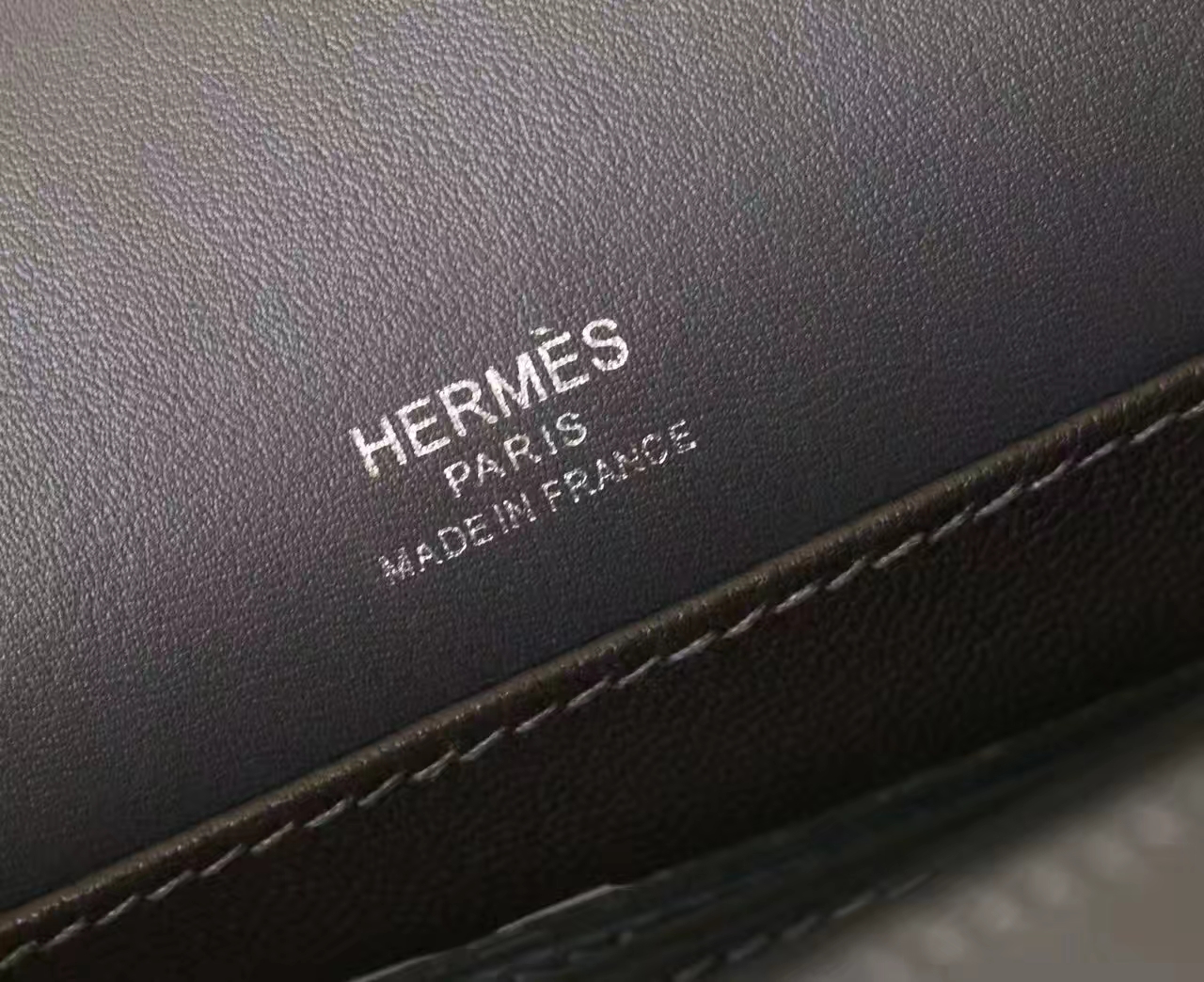 厂家直销 Hermes爱马仕猪鼻子包Roulis19cm 8F锡器灰原厂box牛皮
