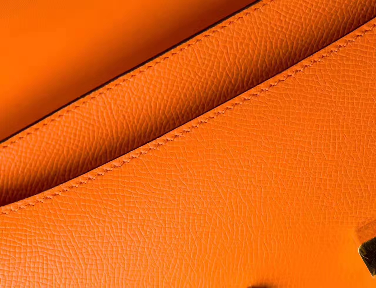 Hermes Constance 26cm 爱马仕橙色原厂Epsom牛皮康斯坦空姐包