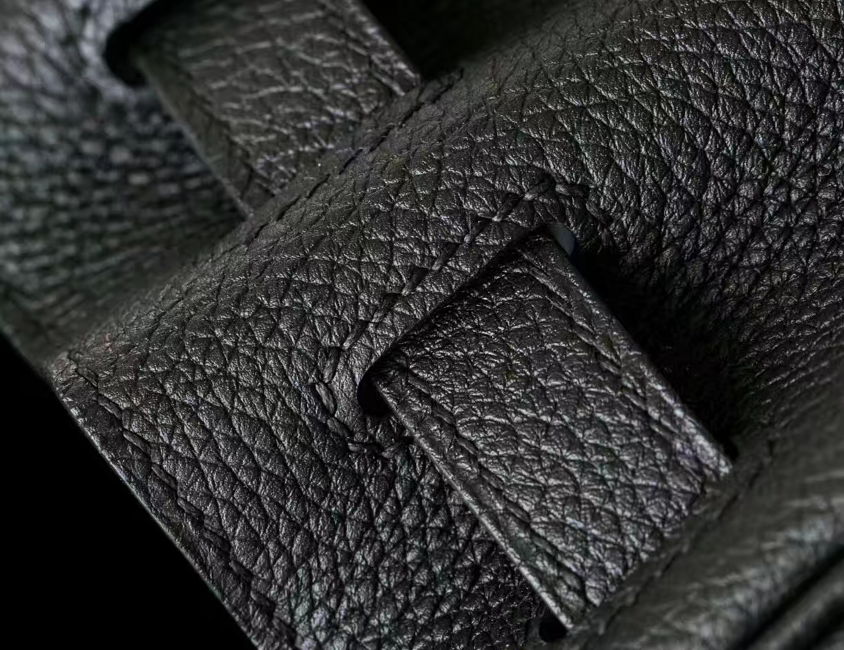 爱马仕包包官网 Hermes Kelly 28cm 黑色原厂togo牛皮凯莉包