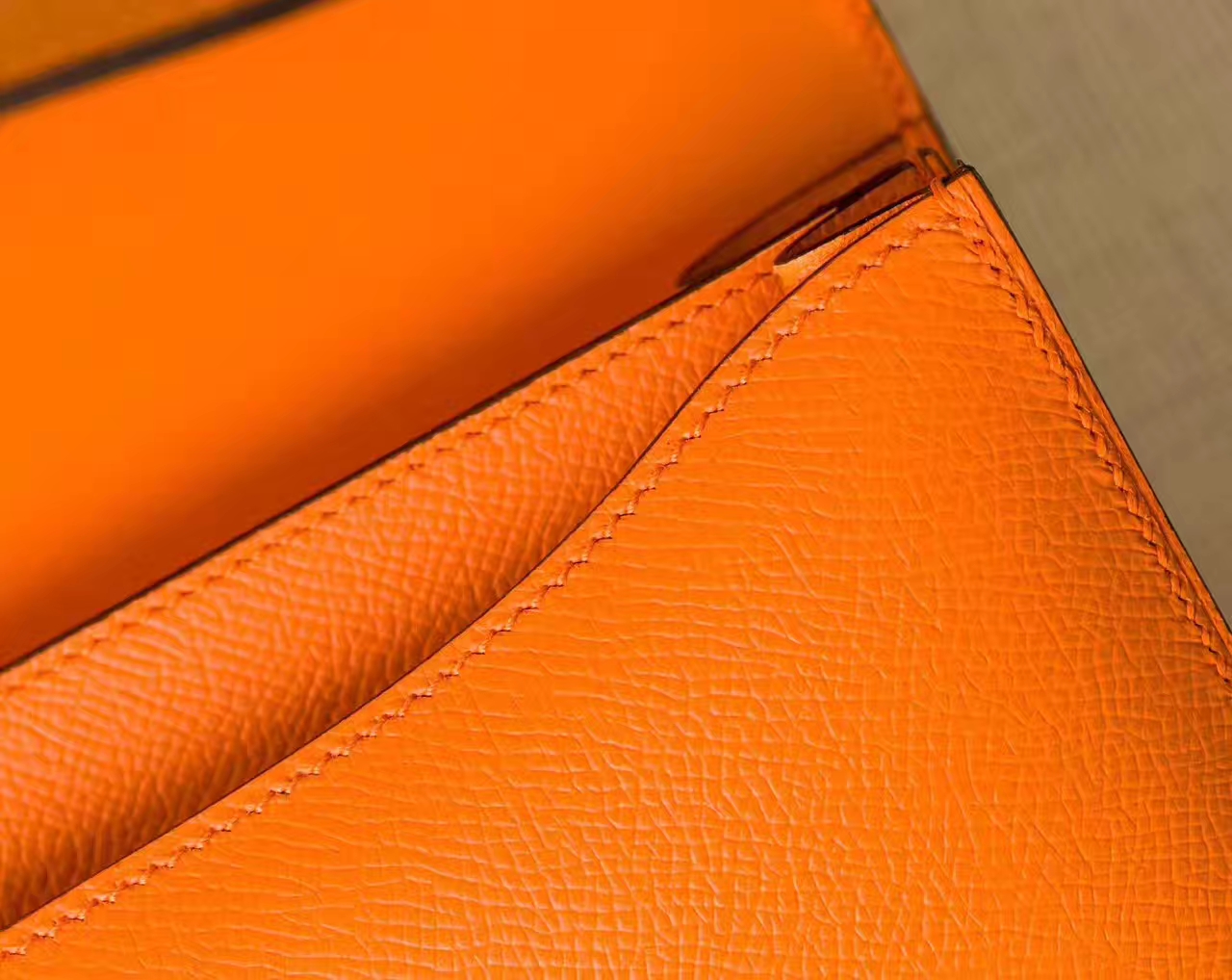 Hermes Constance 26cm 爱马仕橙色原厂Epsom牛皮康斯坦空姐包