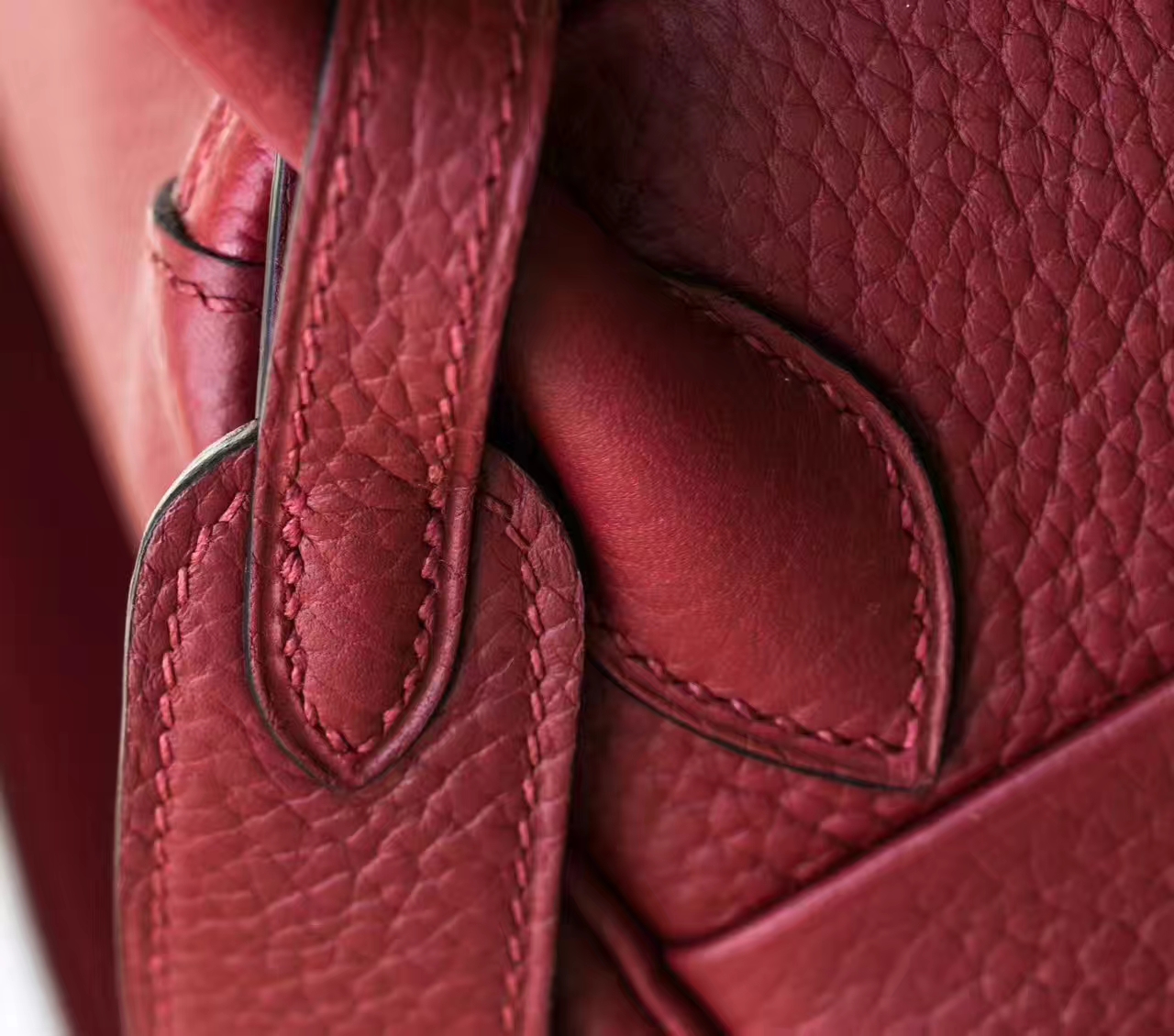 Hermes Lindy 26cm 爱马仕CK55爱马仕红原厂TC牛皮琳迪包 银扣
