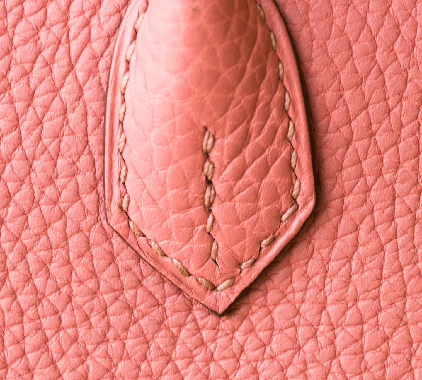 Hermes女包货源 爱马仕奶茶色顶级Togo牛皮铂金包Birkin25cm 金扣