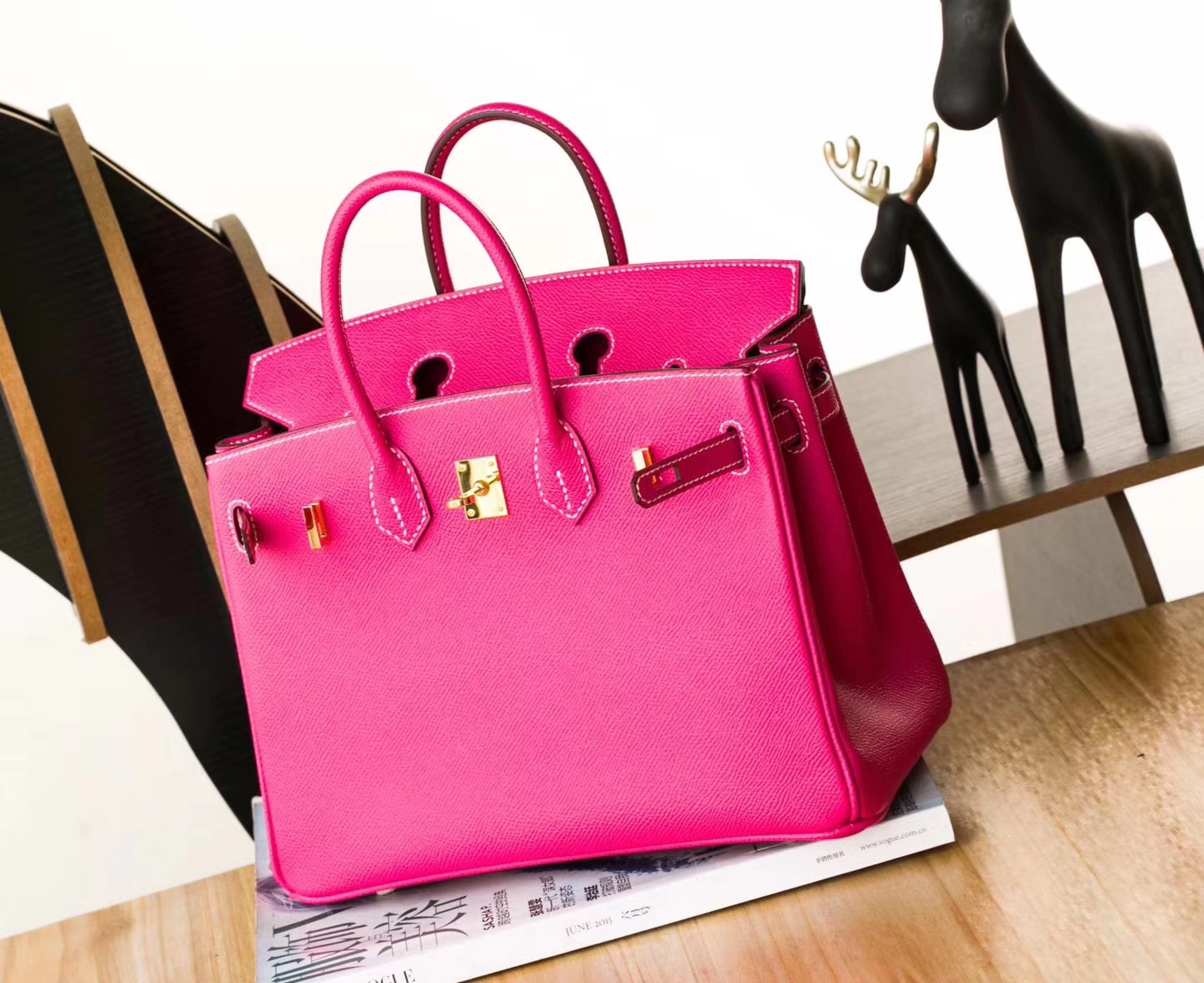 爱马仕Birkin包包尺寸 Hermes E5糖果粉Epsom牛皮铂金包25cm 金扣
