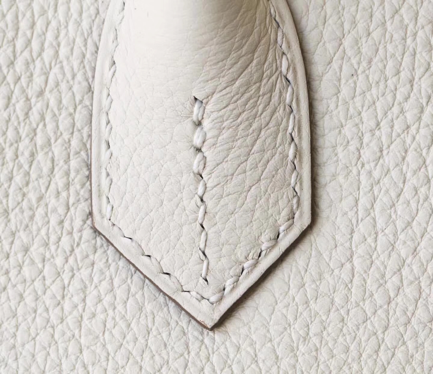 爱马仕铂金包价格 Hermes 3C羊毛白Togo牛皮Birkin女包30cm 金扣