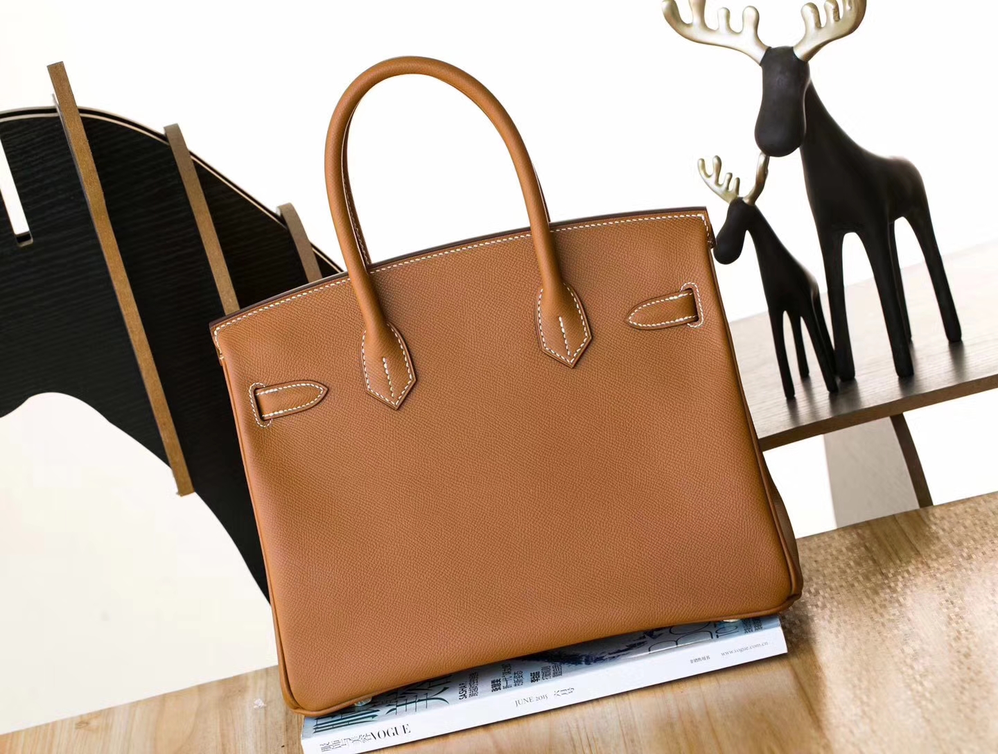 Hermes包包批发 爱马仕铂金包Birkin30cm CK37金色epsom牛皮 金扣