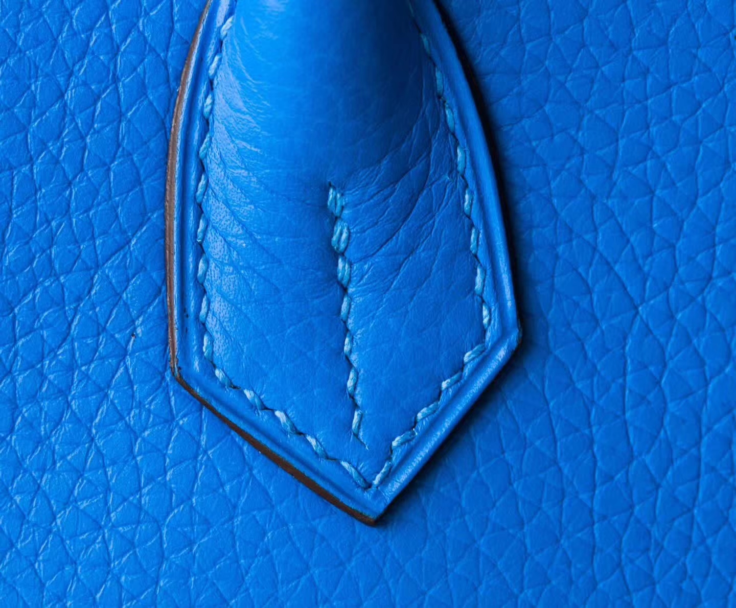 爱马仕新款铂金包 Hermes B3坦桑尼亚蓝拼Z6孔雀绿Birkin包包30cm 金扣