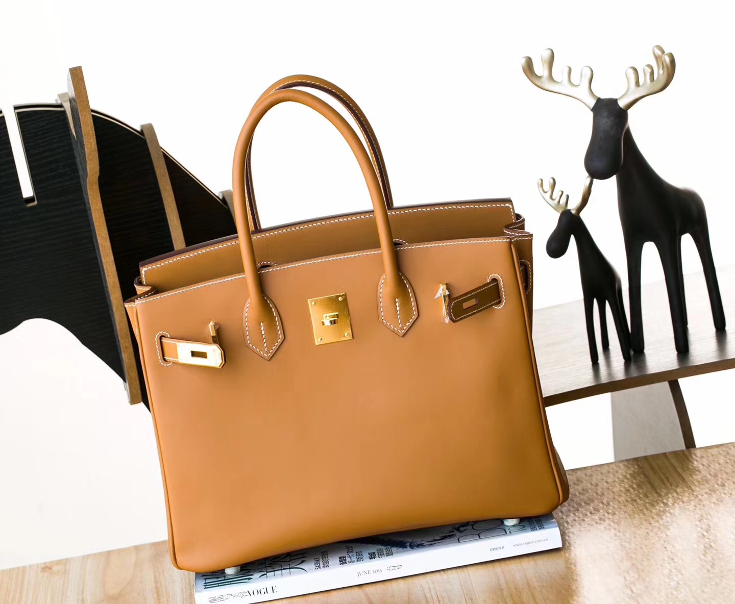 爱马仕铂金包尺寸 Hermes CK37金色顶级box牛皮Birkin30cm 金扣