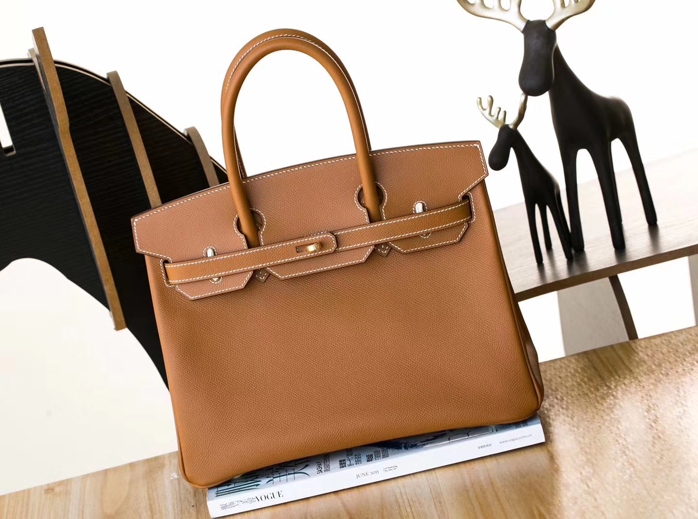 Hermes包包批发 爱马仕铂金包Birkin30cm CK37金色epsom牛皮 金扣