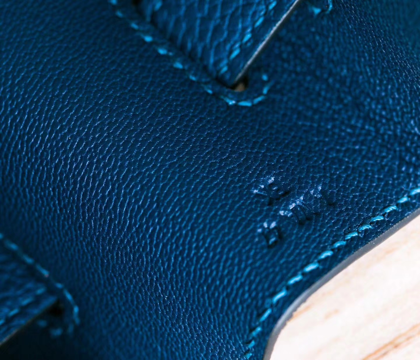 Hermes Birkin25cm 爱马仕CK73宝石蓝Togo牛皮铂金包 银扣